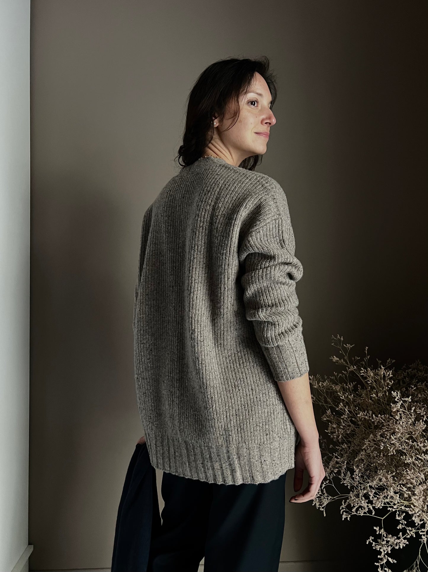 Cardigan oversize mélange Alessia Santi