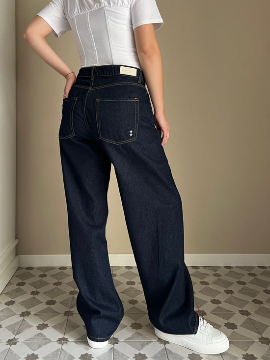 Pantalone denim Bea Blu scuro