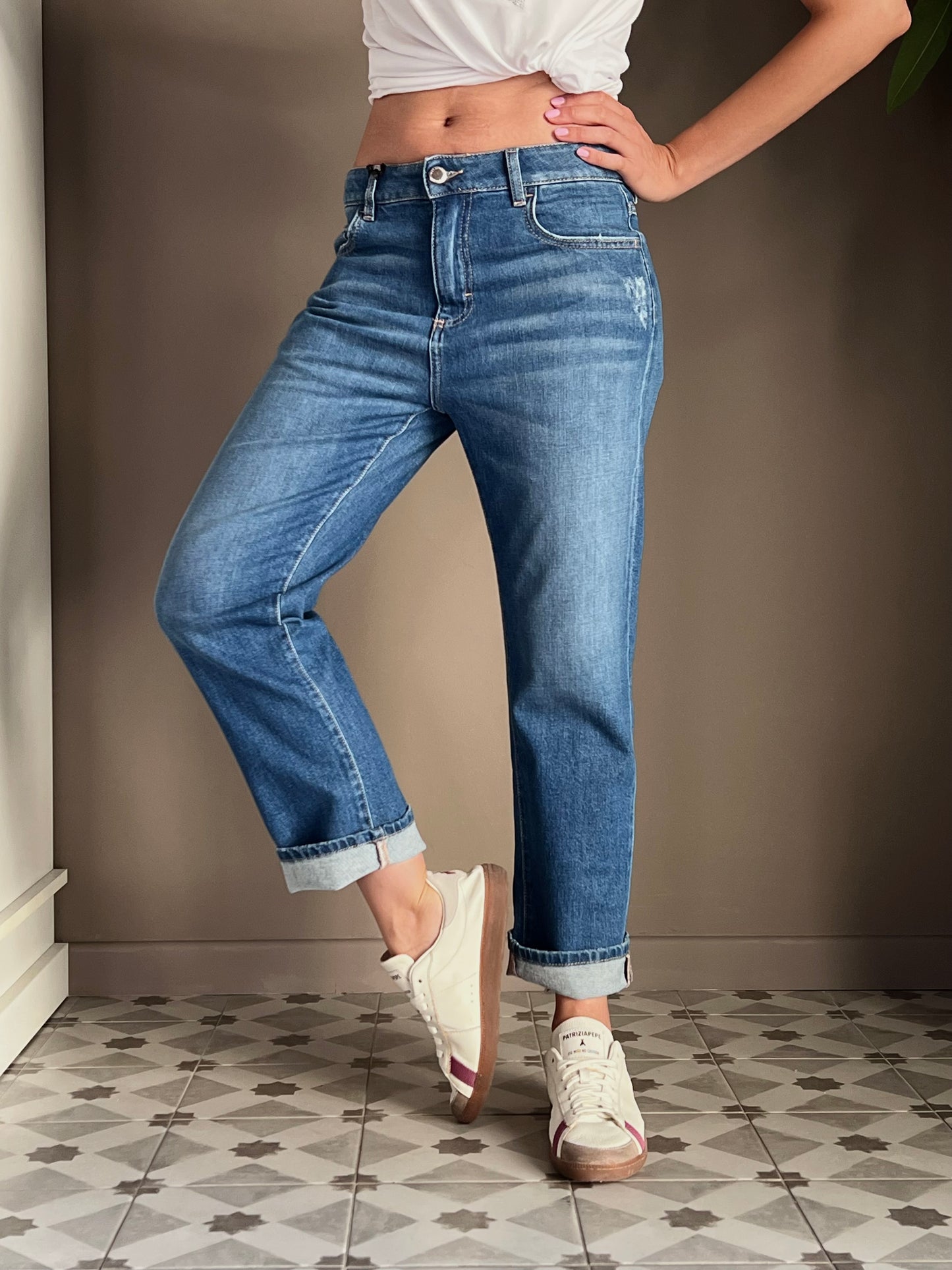Pantalone Icon Denim modello Mimì