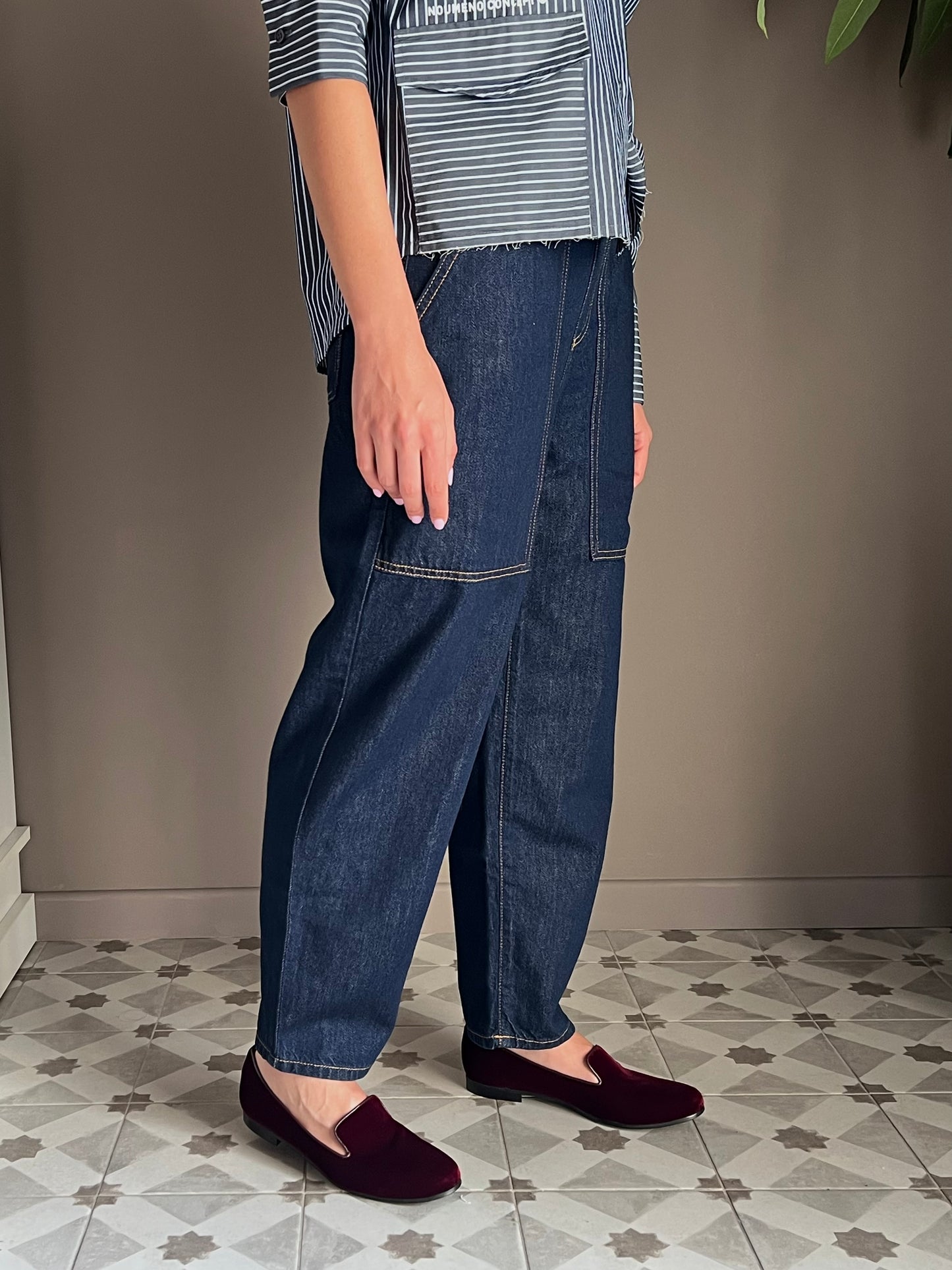 Pantalone denim Alessia Santi