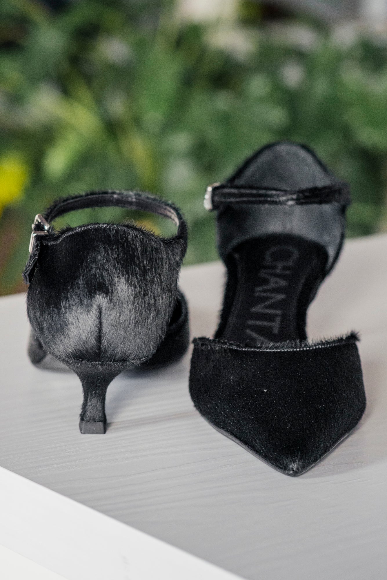 Scarpa con cinturino in Cavallino