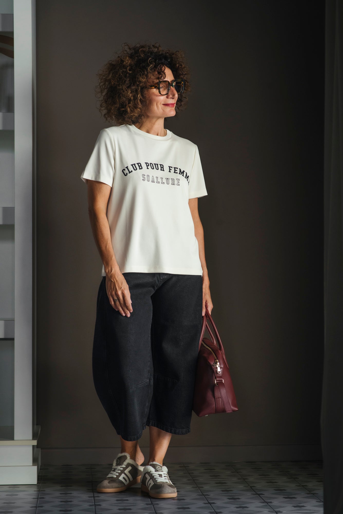 T-shirt Club Pour Femme avorio