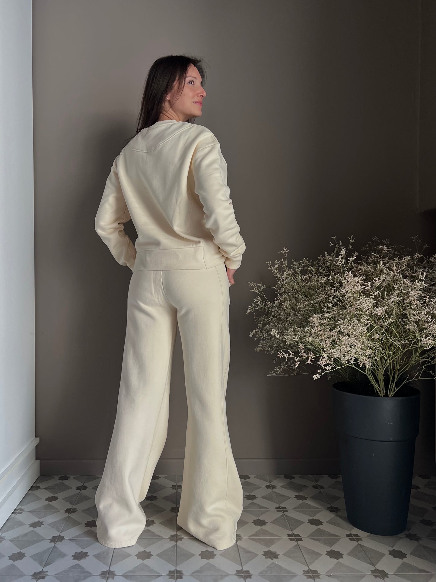 Pantalone in felpa a palazzo Patrizia Pepe