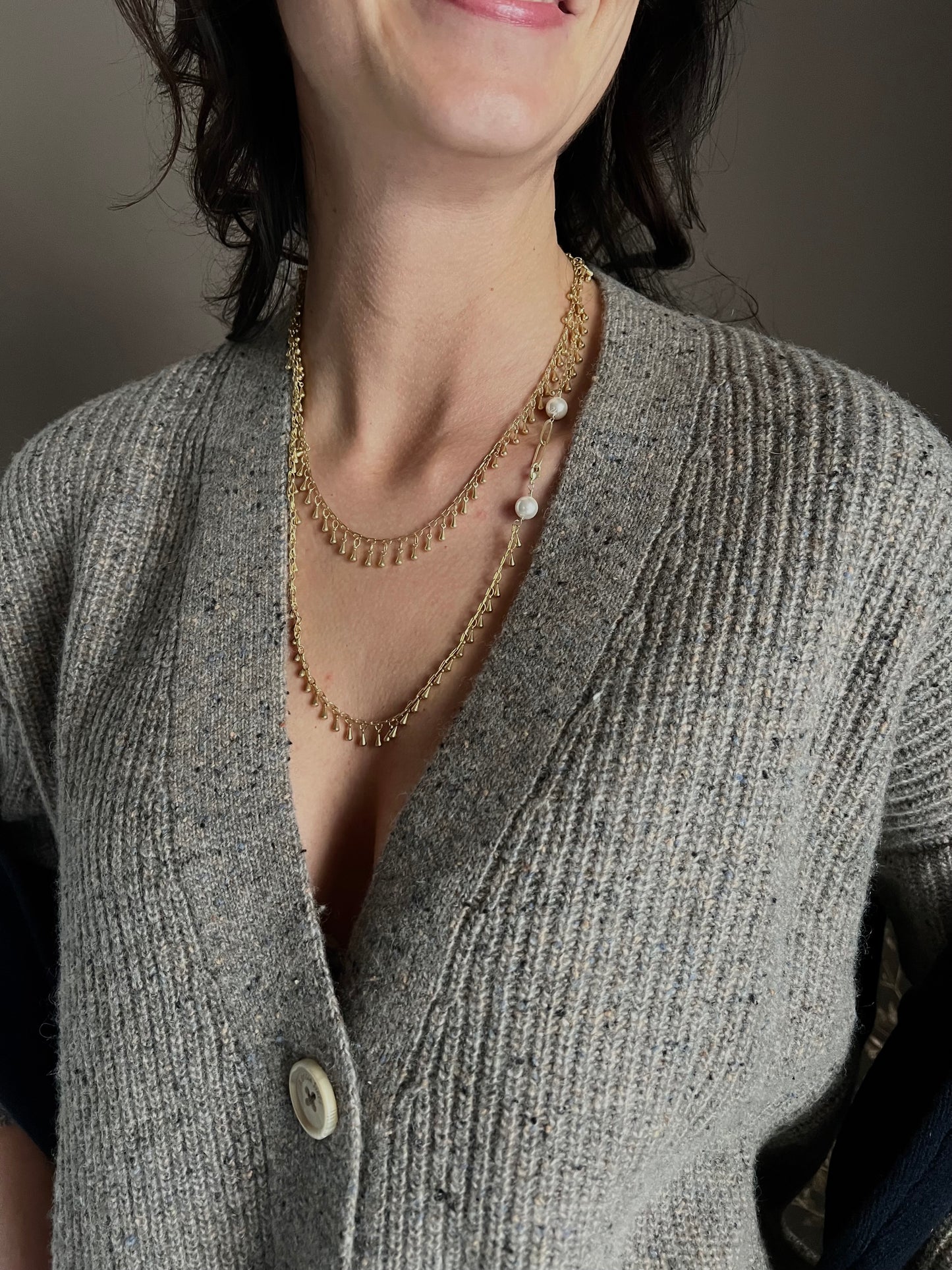 Cardigan oversize mélange Alessia Santi