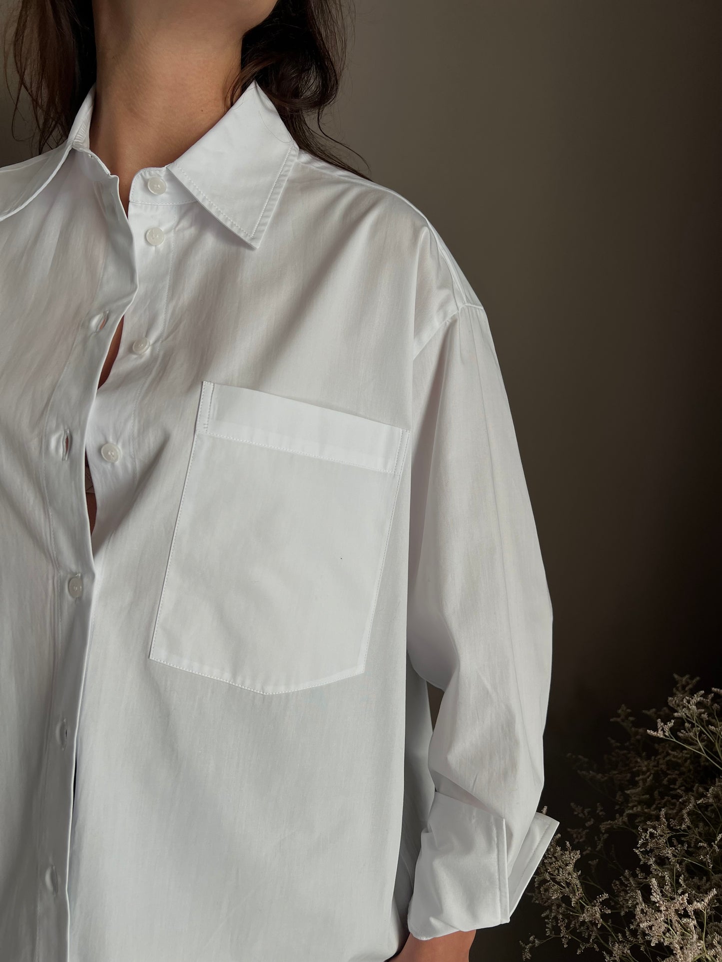 Camicia over in cotone