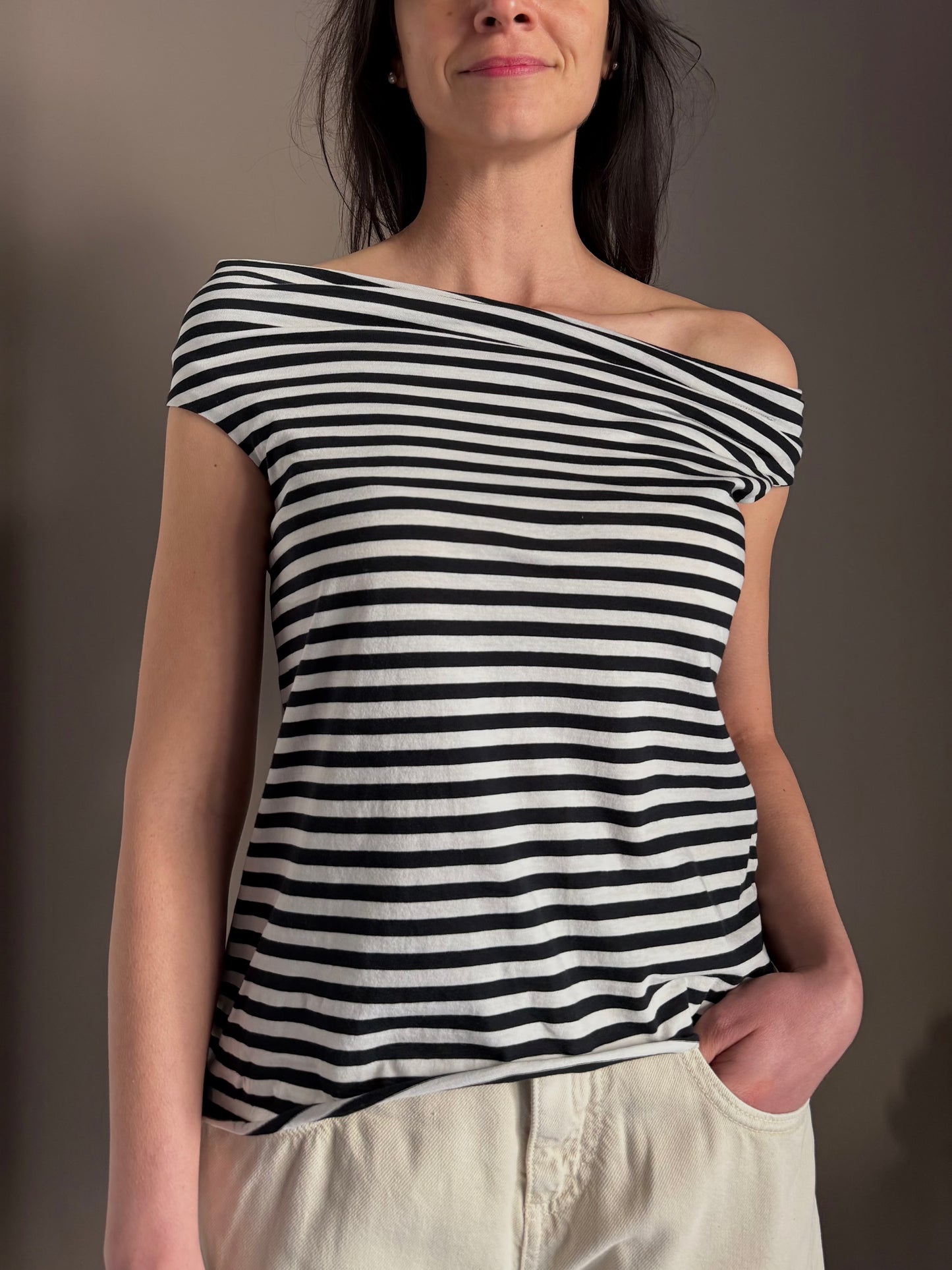 T-shirt Alessia Santi: L'Eleganza delle Righe