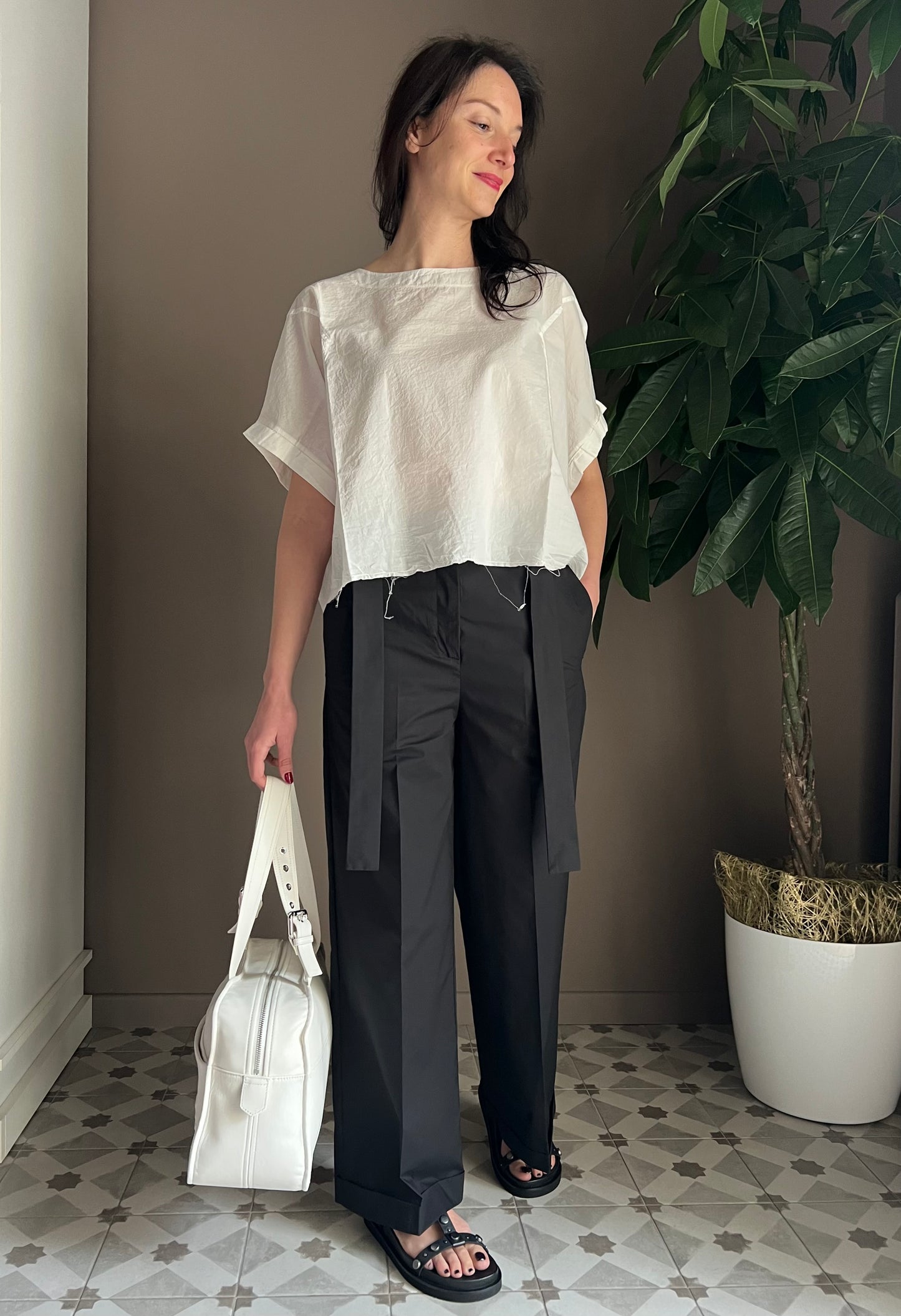 Maglia in garza di cotone Noumeno Concept
