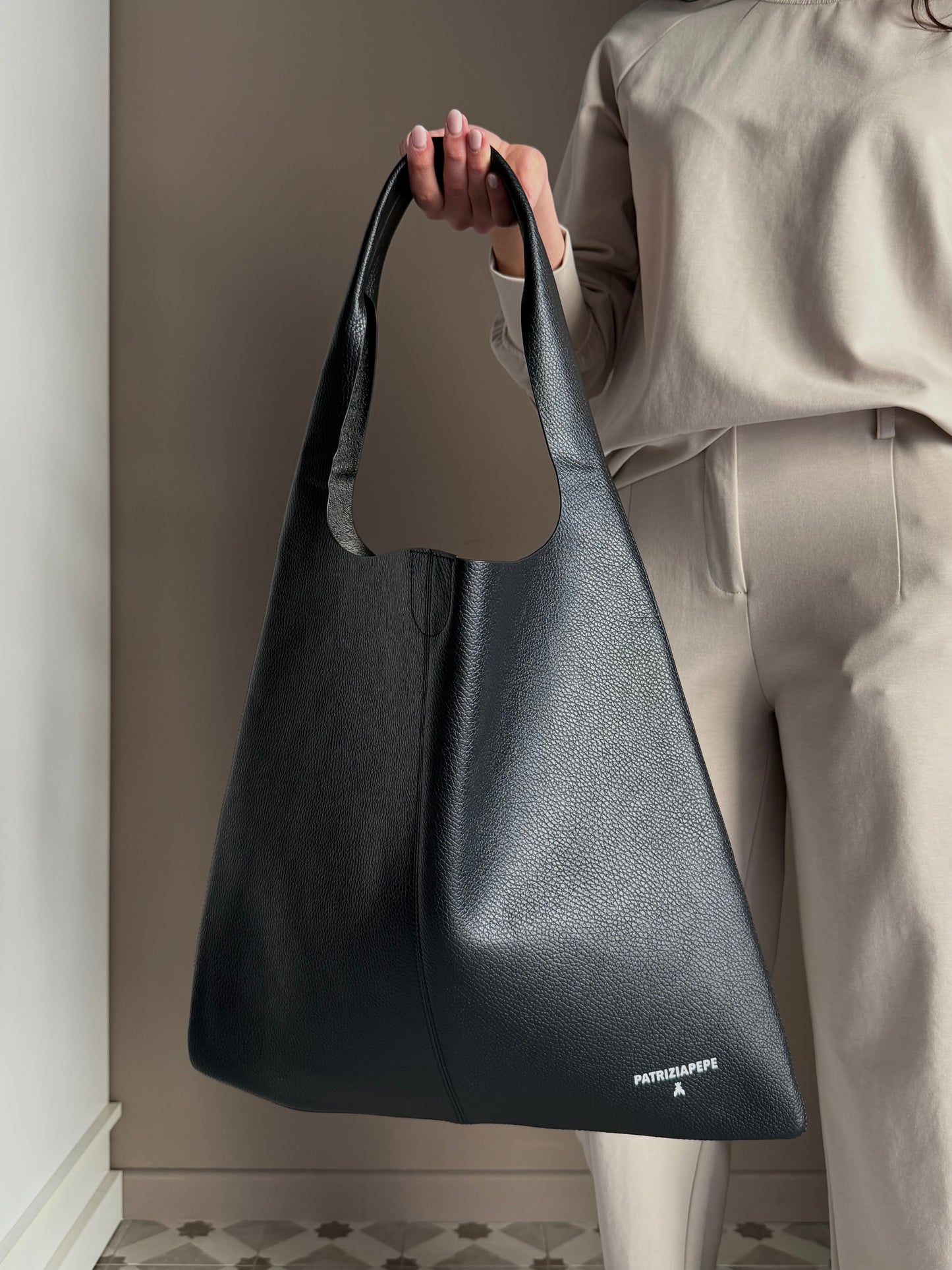 Borsa Patrizia Pepe maxi shopper