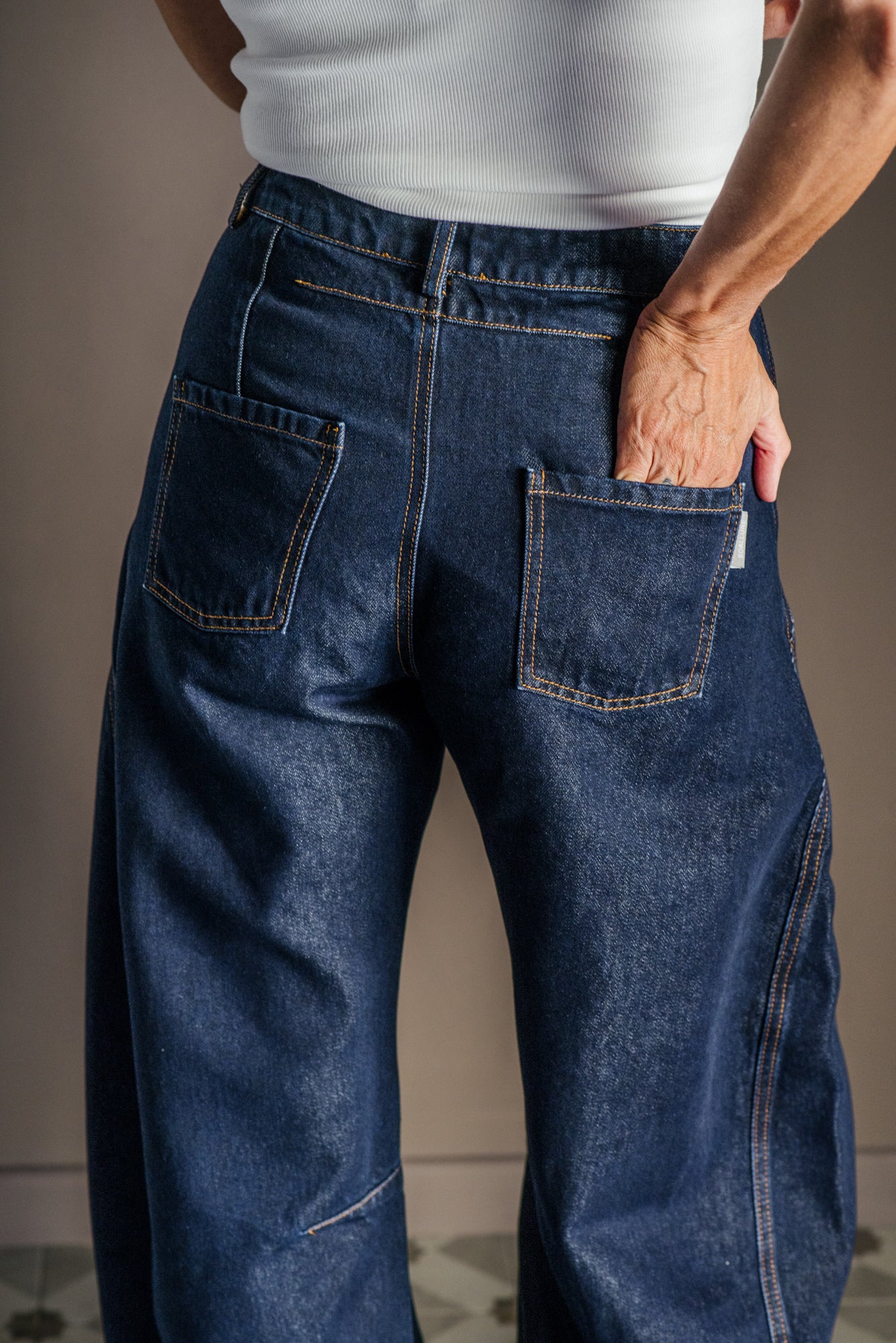 Pantalone jeans barrel fit - So Allure