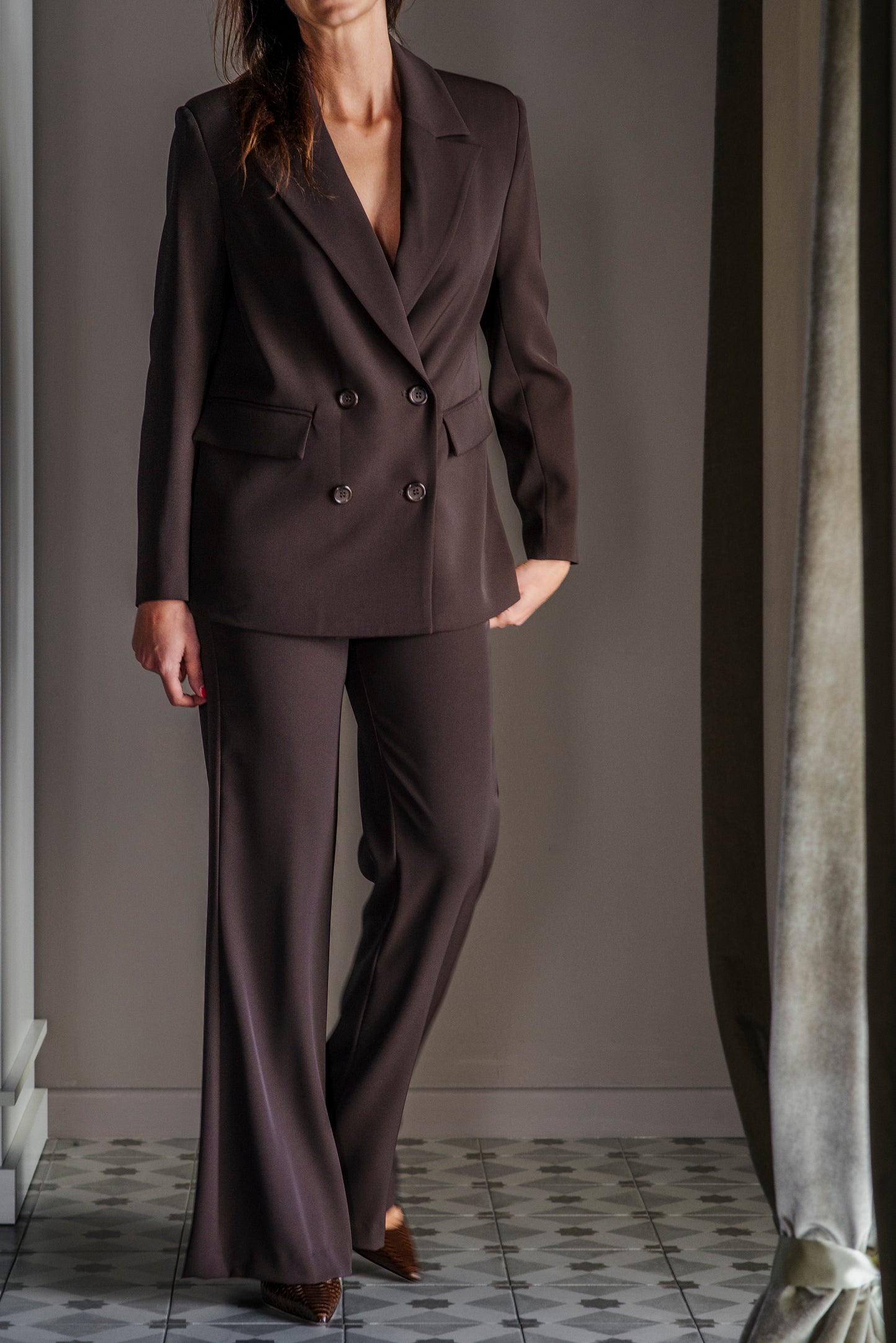Pantalone Fluido Marrone – SoAllure