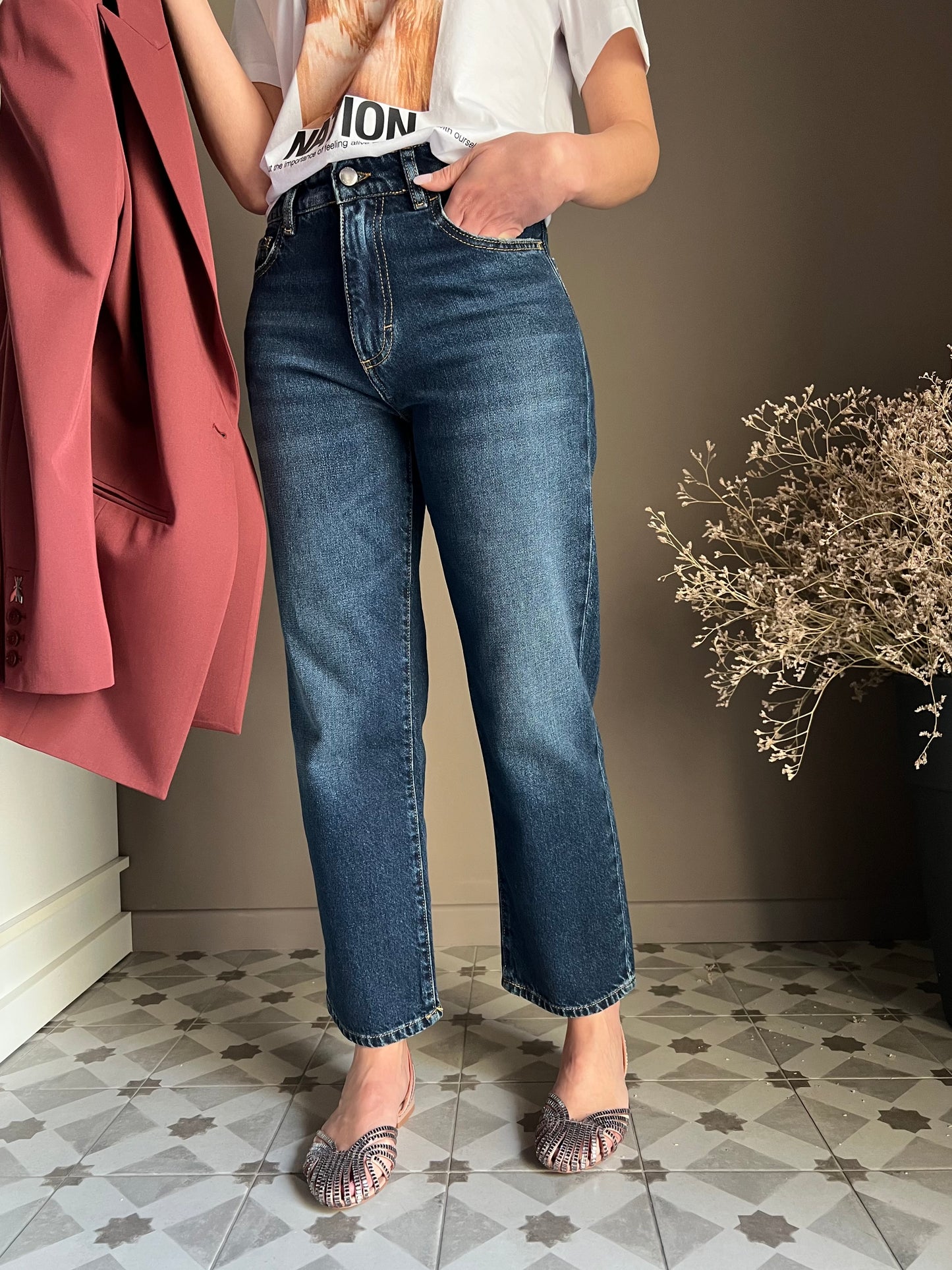 Pantalone Denim Mod Jill Deep Blue