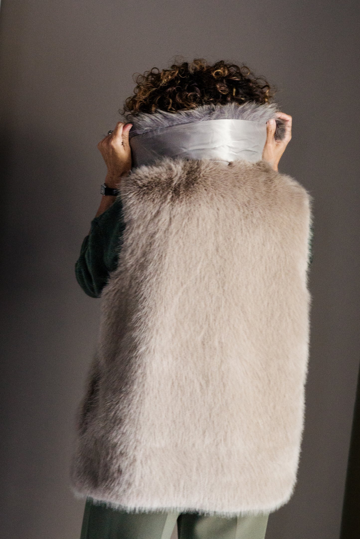 Parka 2 in 1 modulare con gilet in ecofur A. Santi
