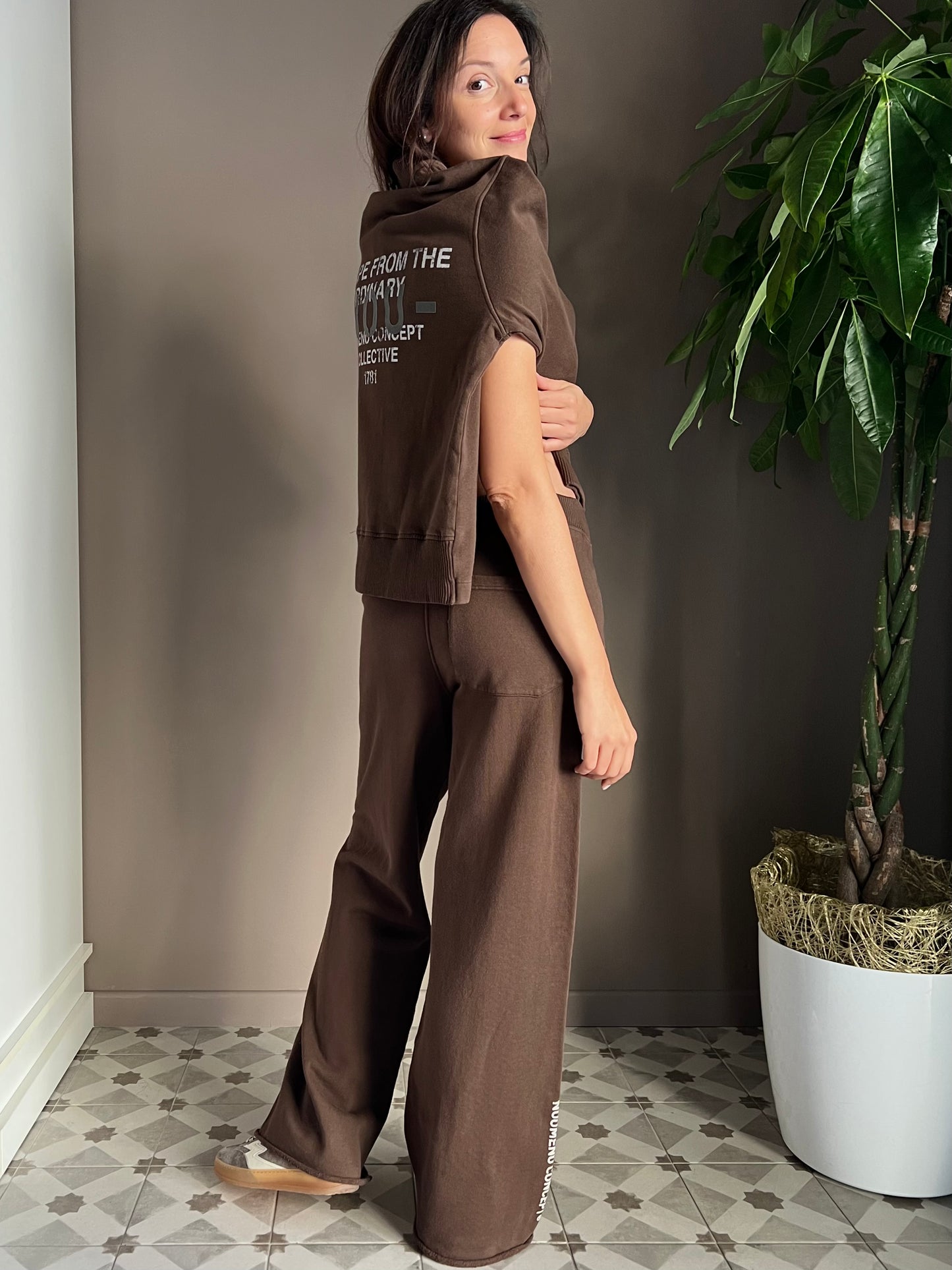 Pantalone in felpa cioco Noumeno Concept