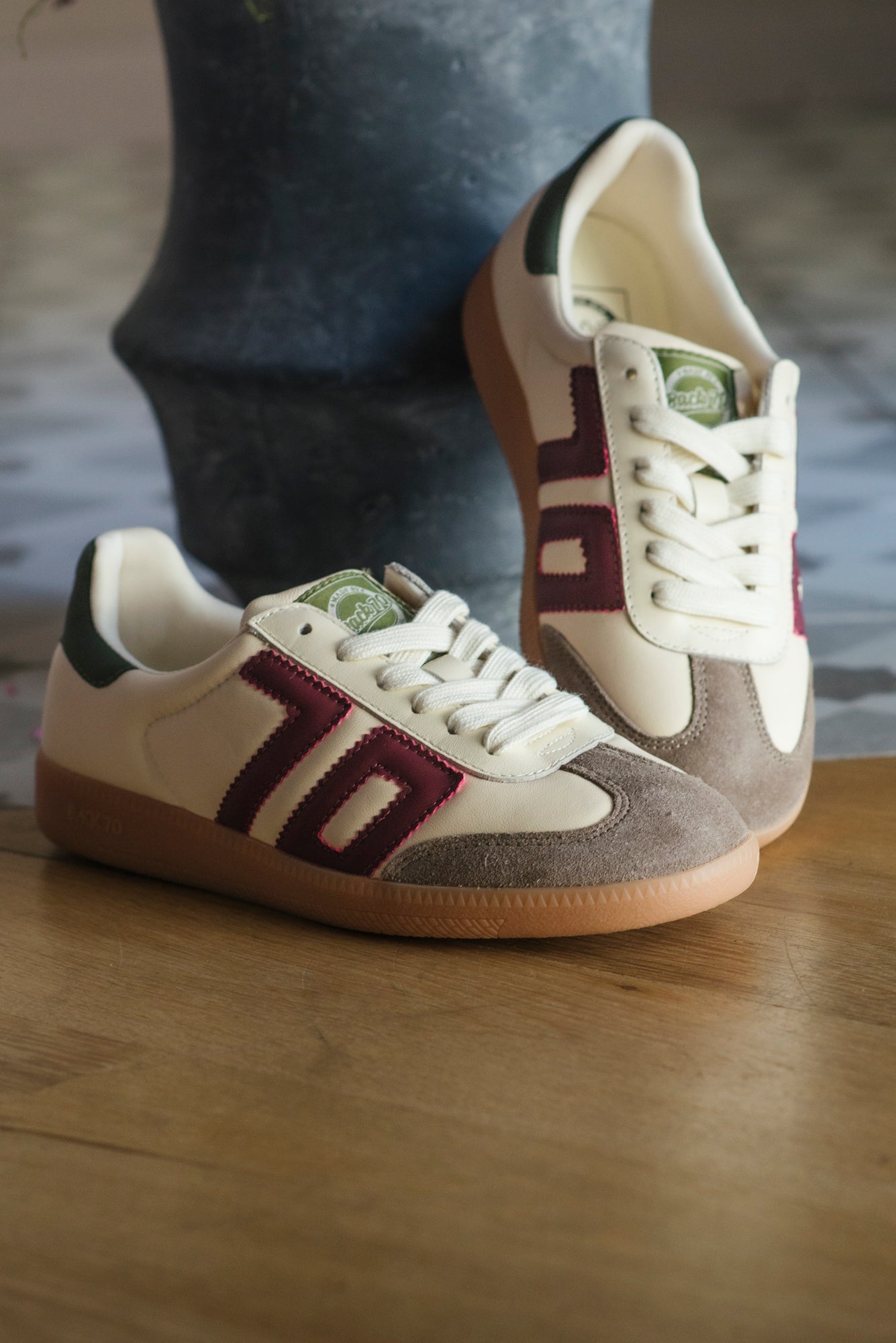 Sneakers in pelle e suede Black 70