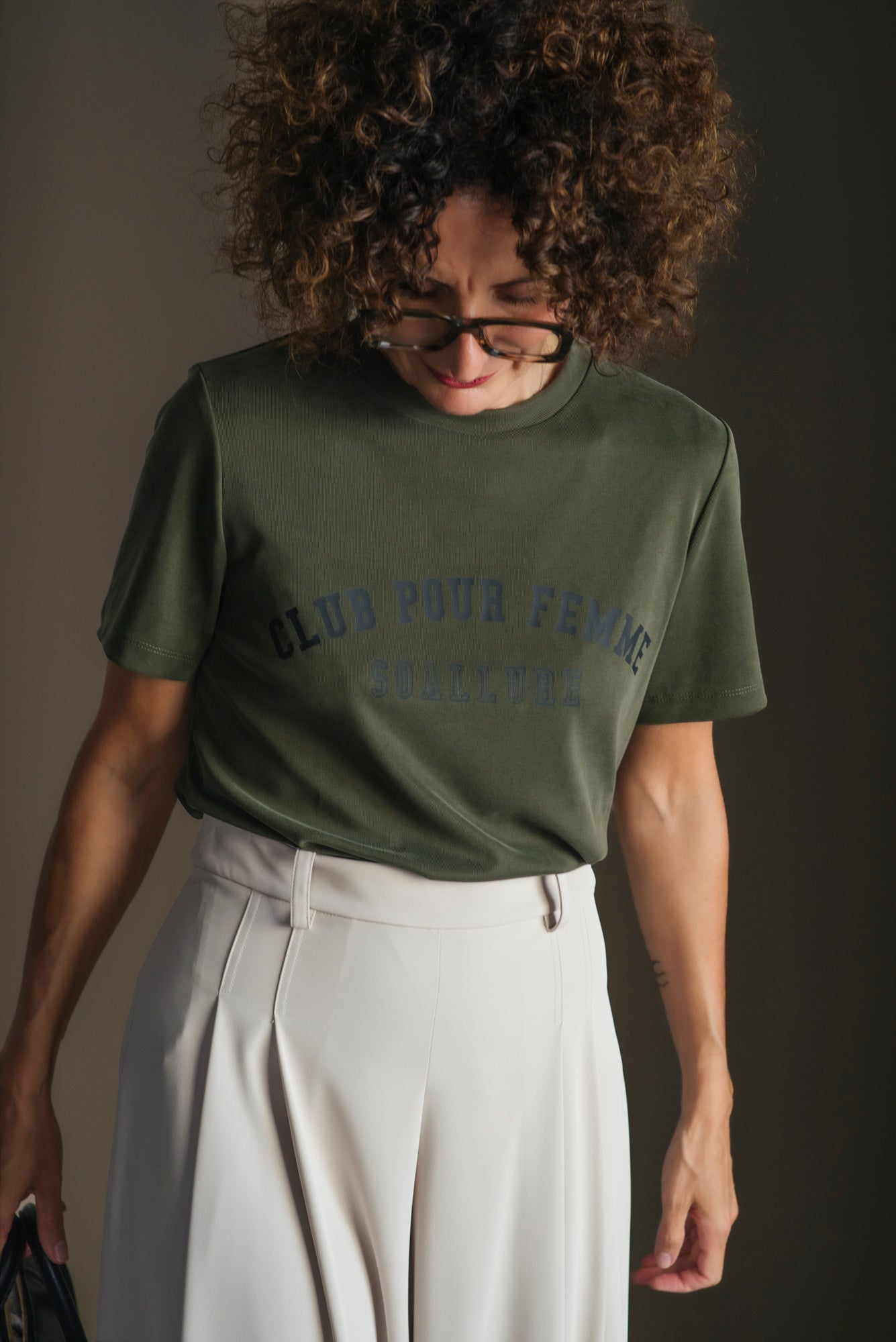 T-Shirt Club Pour Femme Kaki