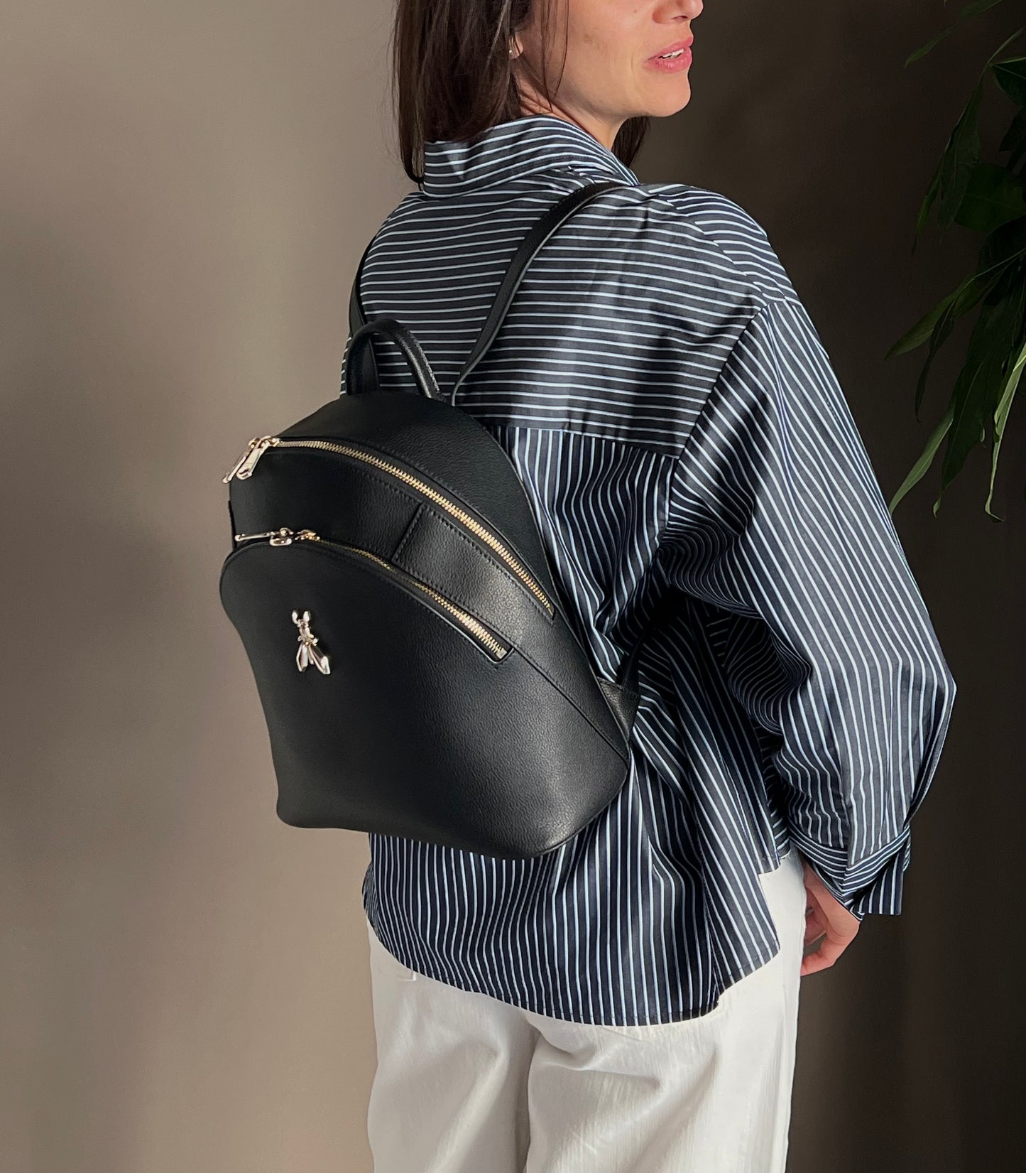 Borsa zaino in pelle