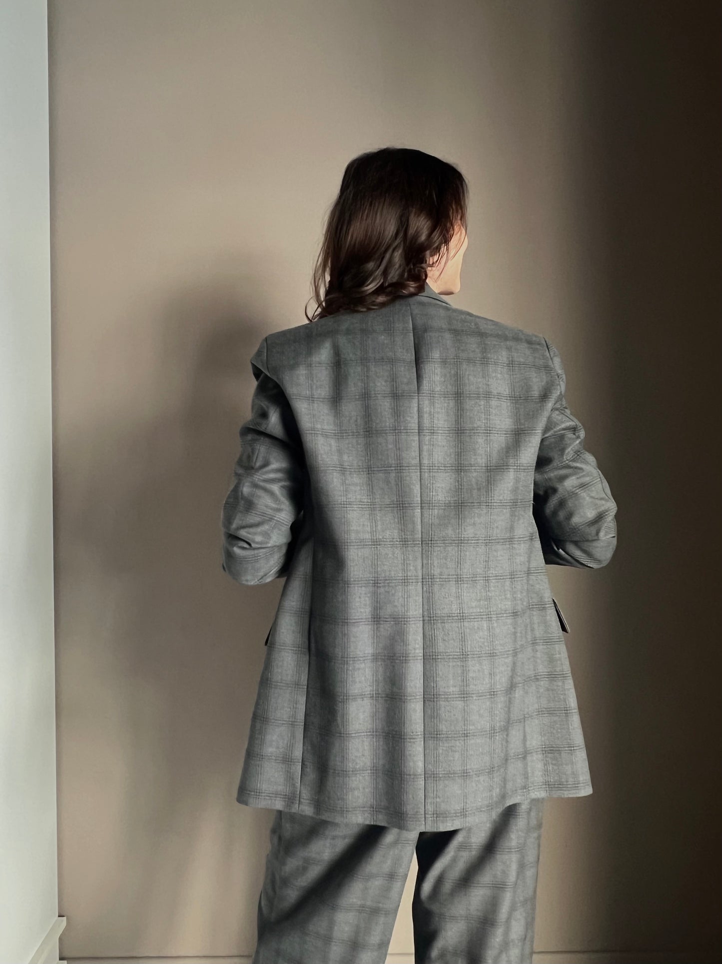 Giacca doppiopetto Ceck antracite