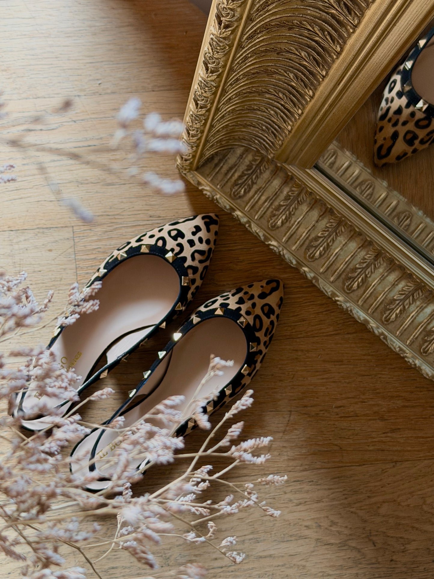 Slingback animalier