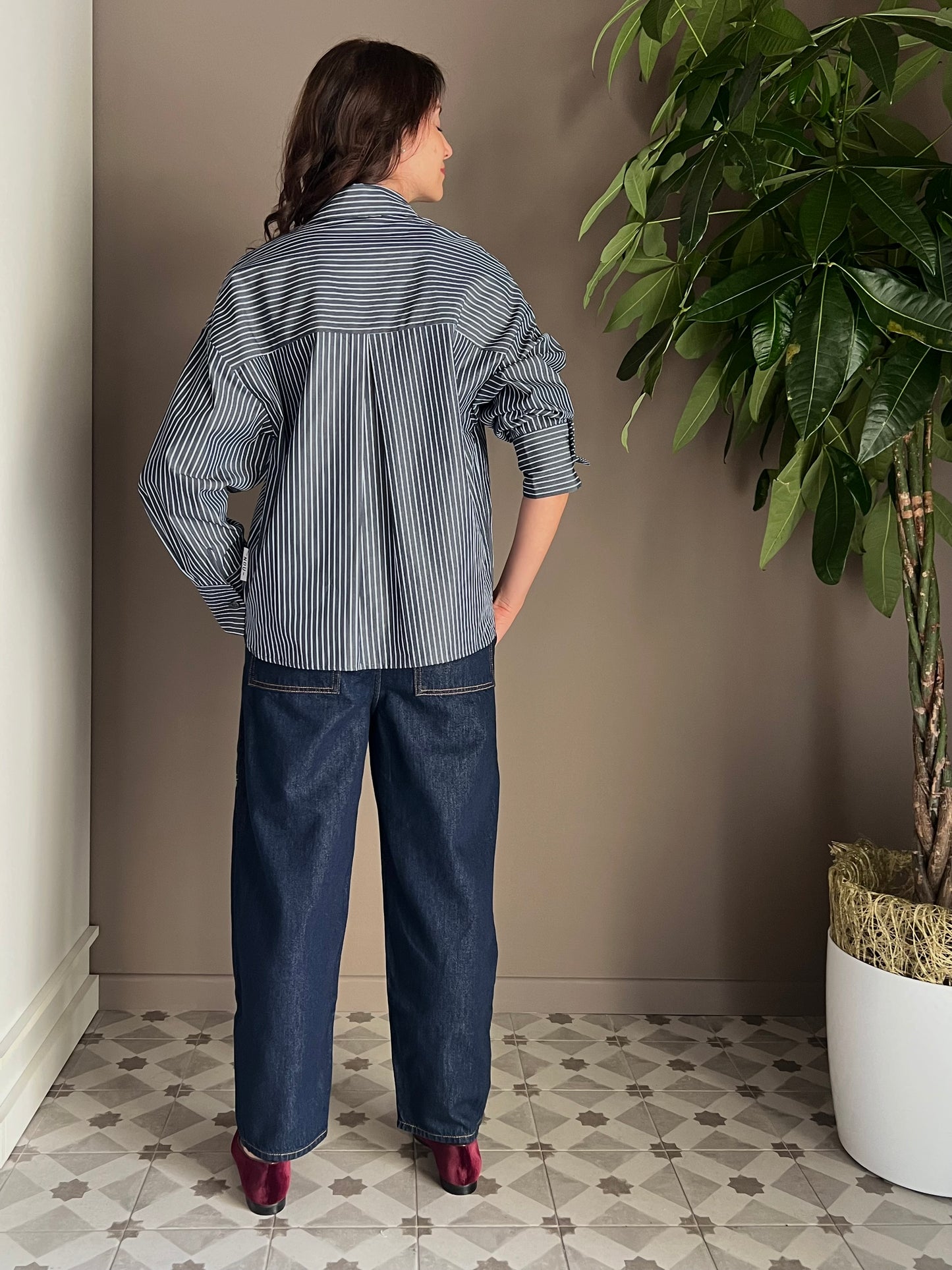 Camicia gessata Noumeno Concept