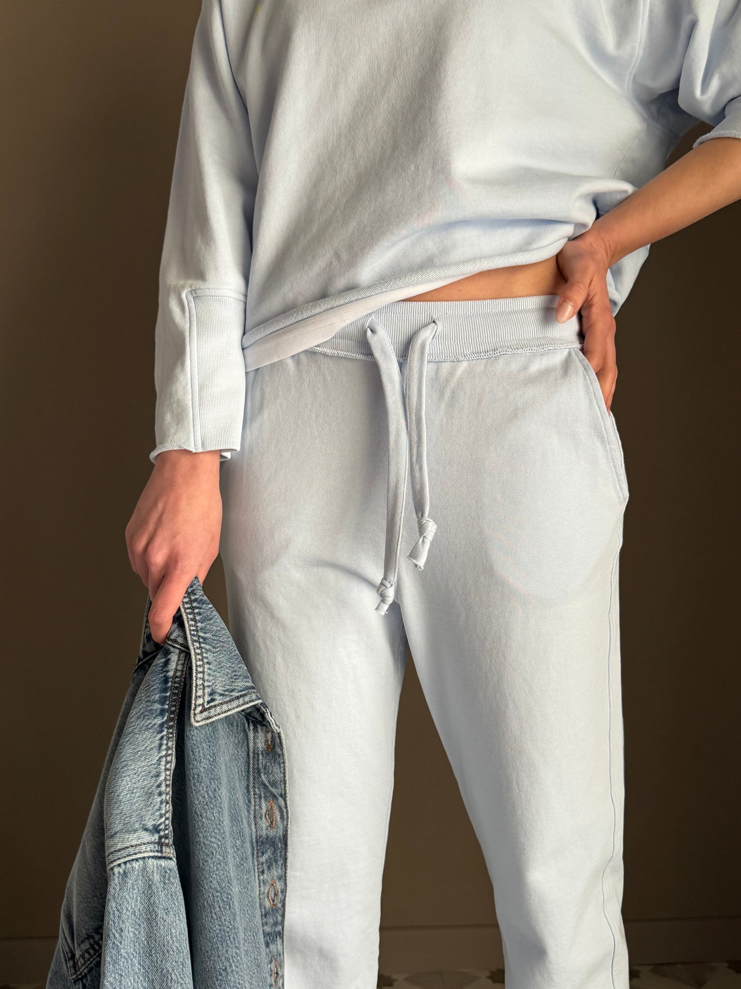 Pantalone in felpa con coulisse