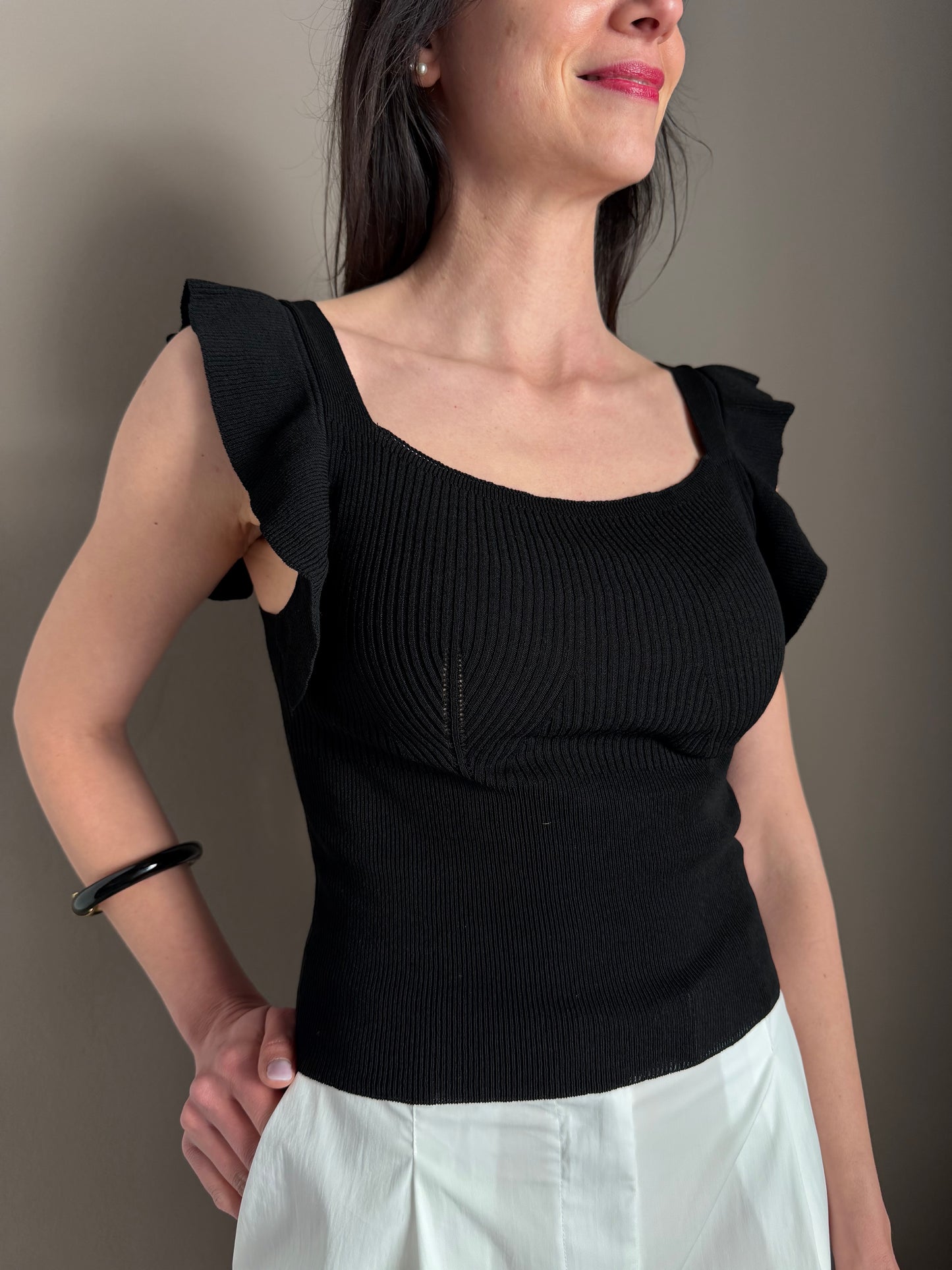 Top So Allure a Costine con Rouches