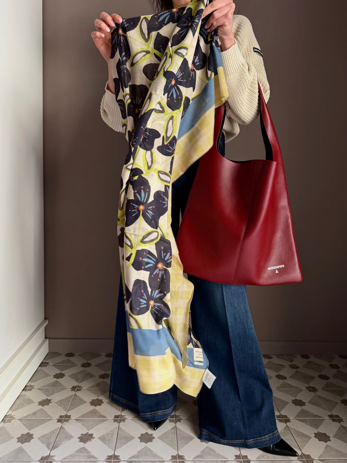 Borsa Patrizia Pepe maxi shopper