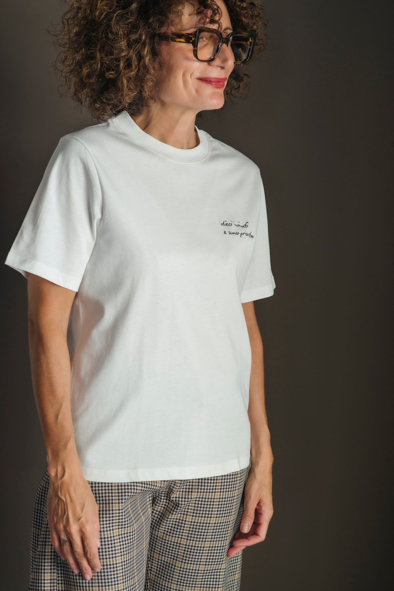 T-shirt ricamata