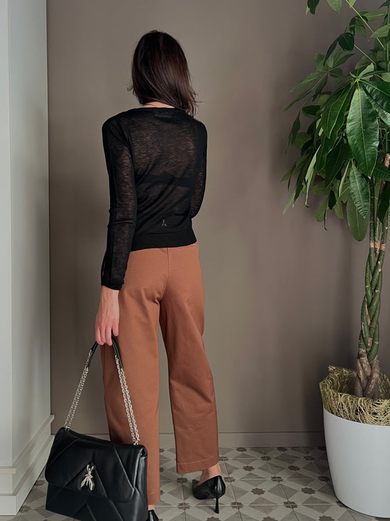 Pantaloni jeans a baloon Earth Brown