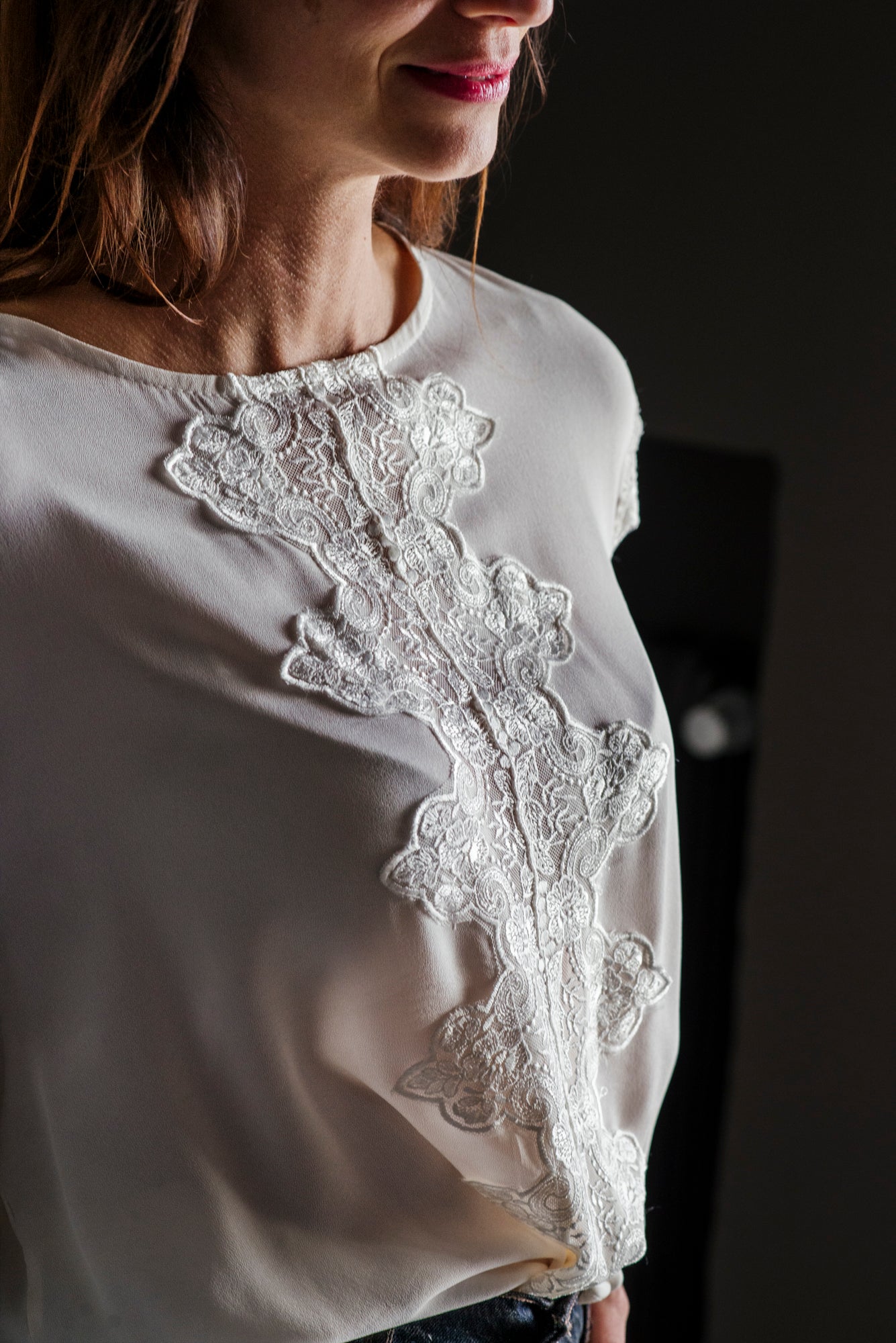 Blusa pizzo