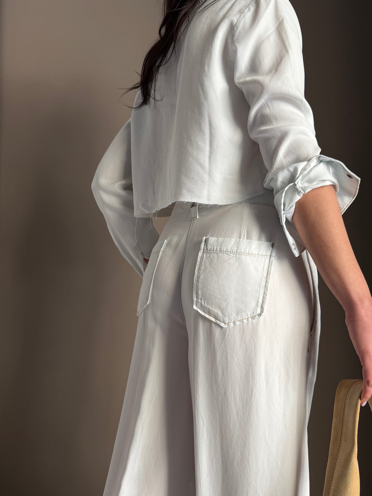 Pantalone Wide-Leg in Lyocell – Patrizia Pepe