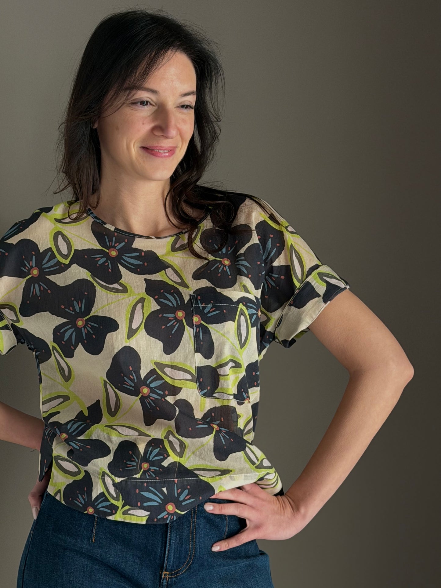 Blusa Alessia Santi Flowers