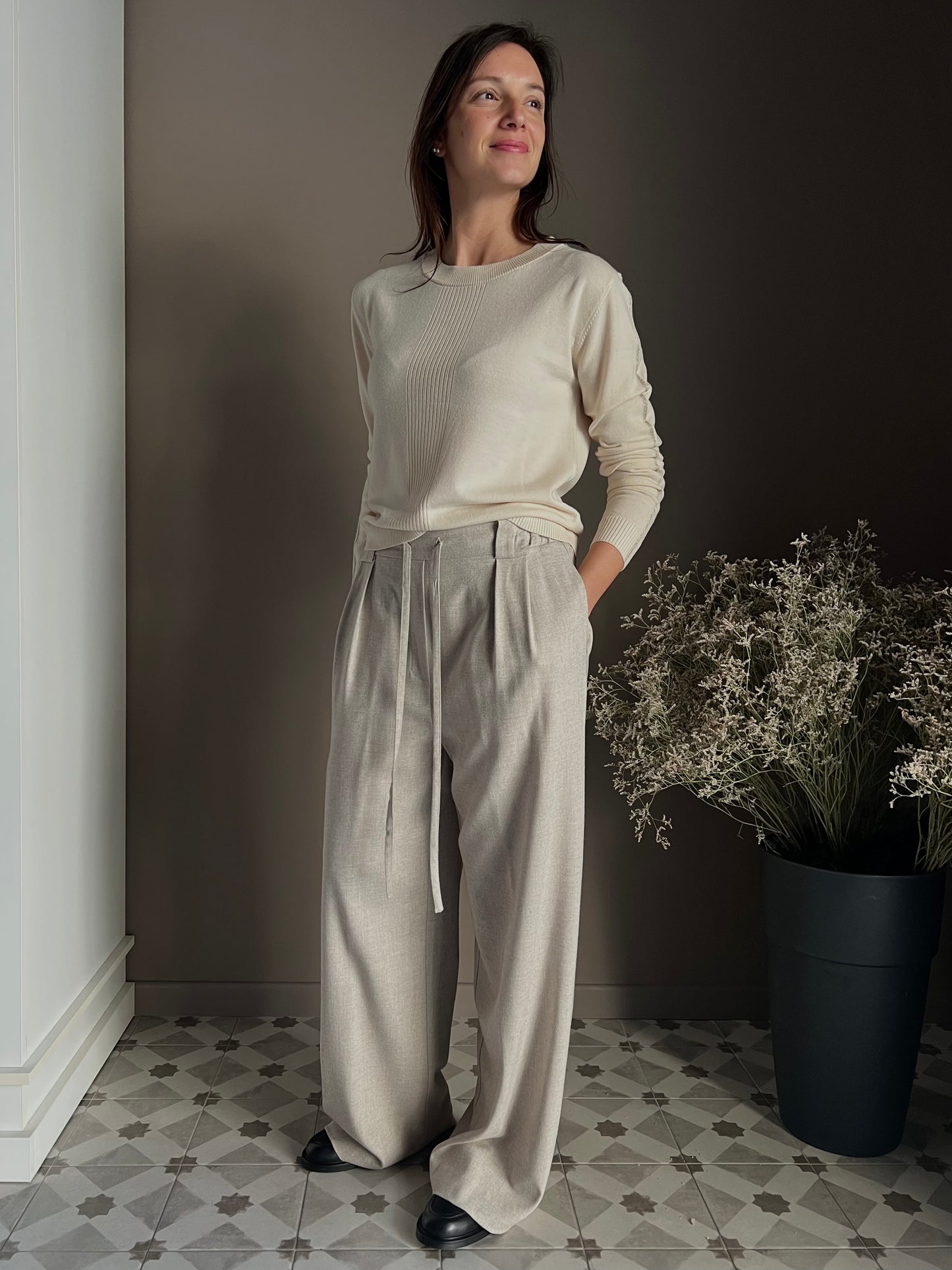 Maglia girocollo Patrizia pepe in pura lana merino