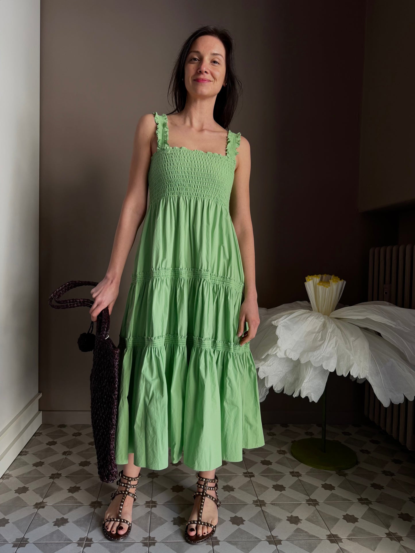 Vestito Lungo Sincer’re Paris – Light Green