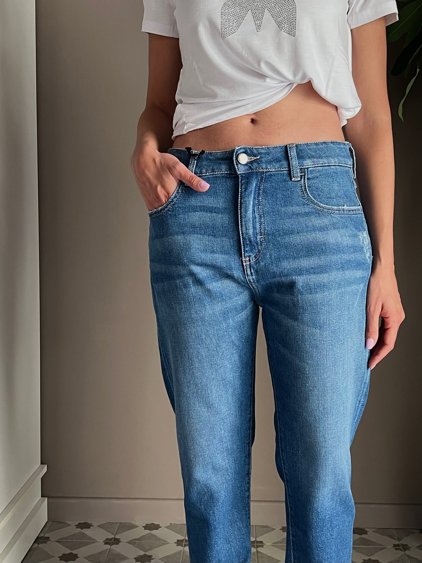 Pantalone Icon Denim modello Mimì