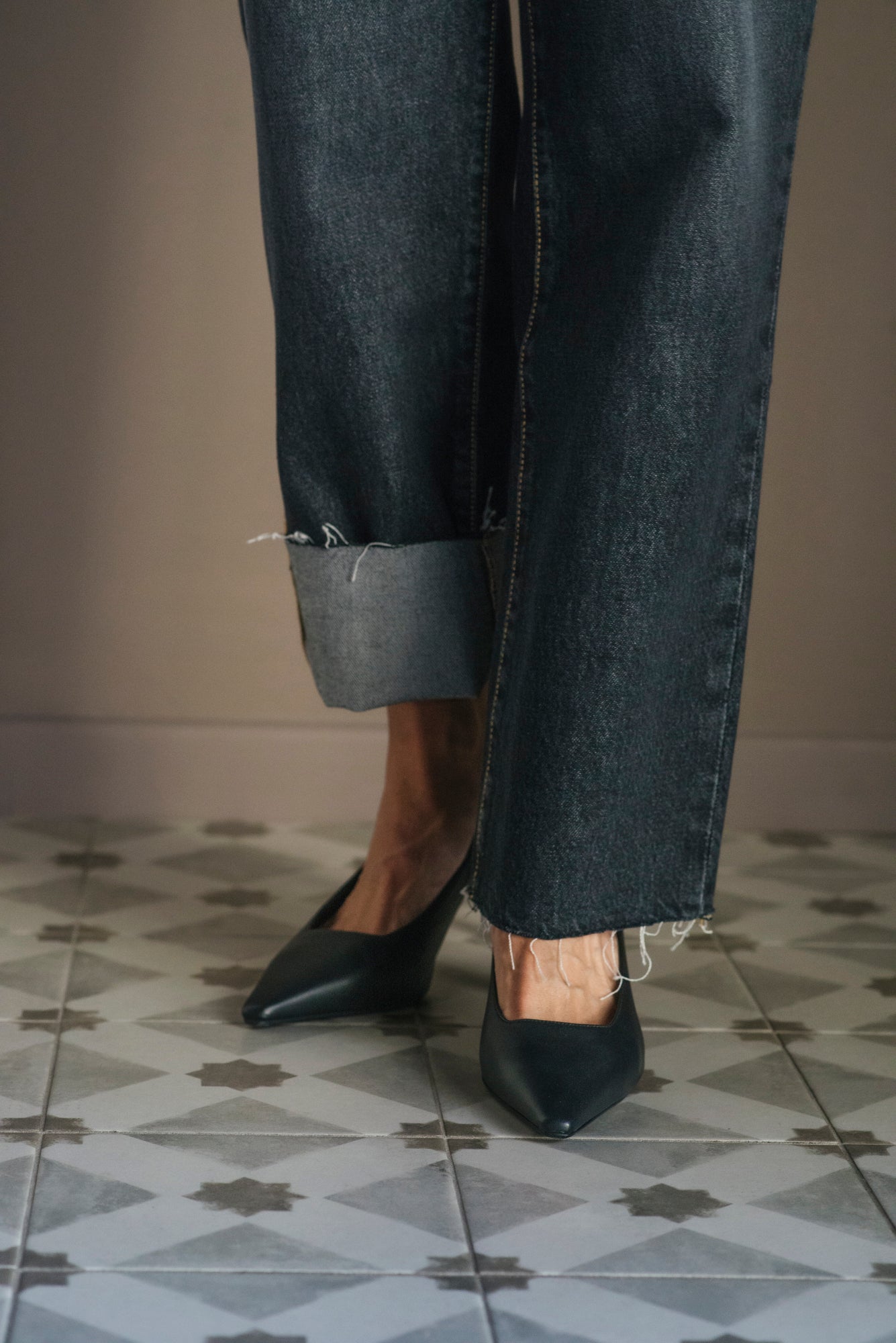 Pantalone Denim Mod. Jill noir