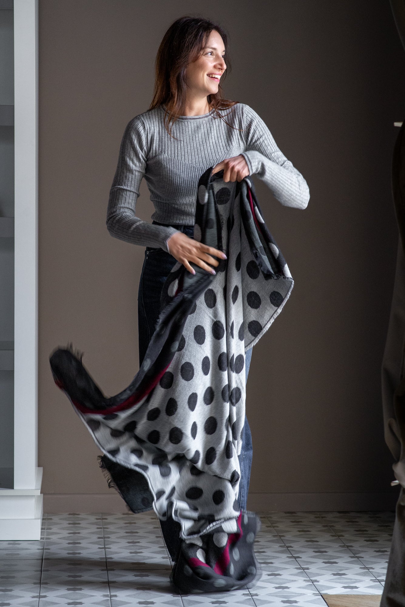 Sciarpa A Pois Alessia Santi