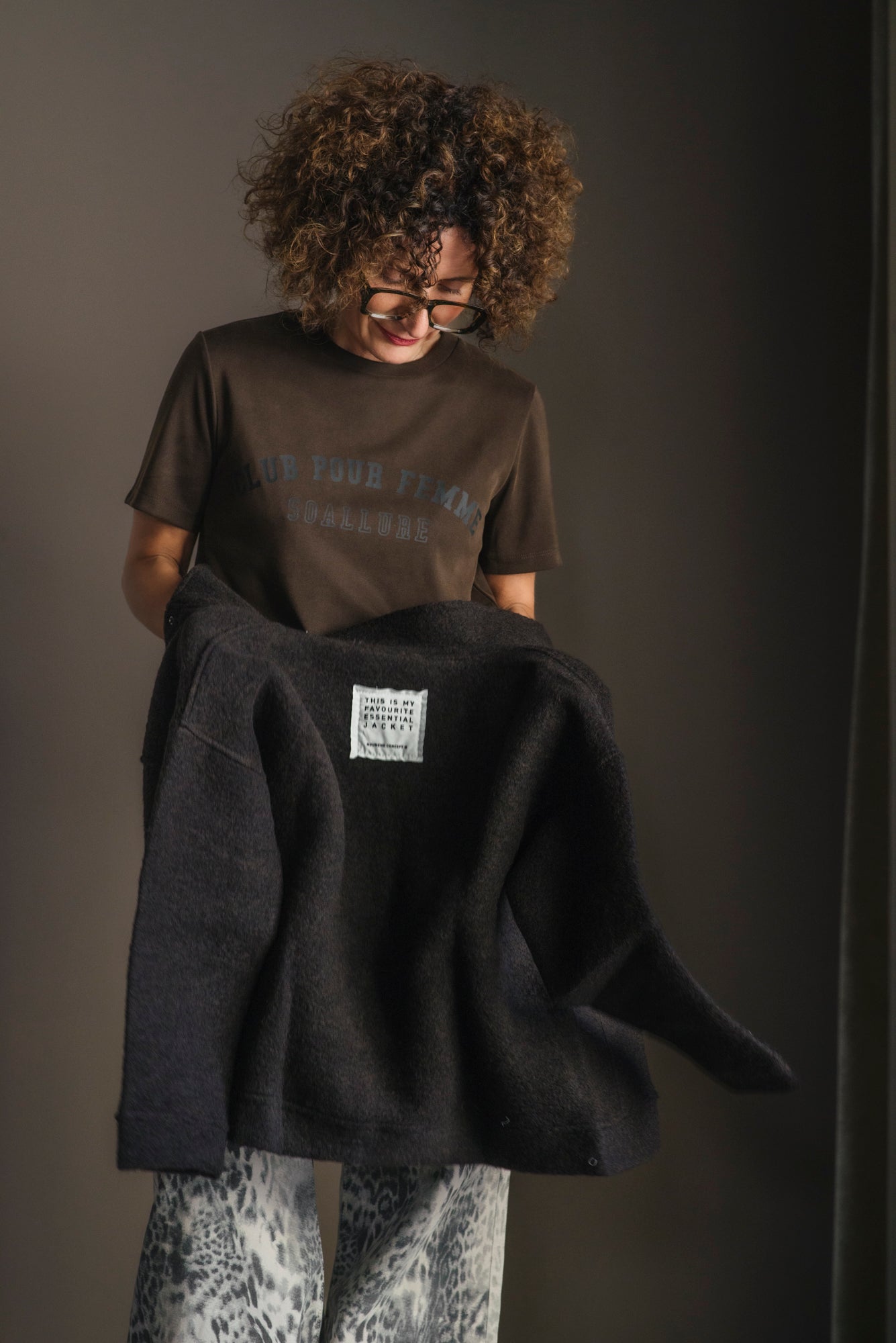 T-shirt Club Pour Femme cioccolato