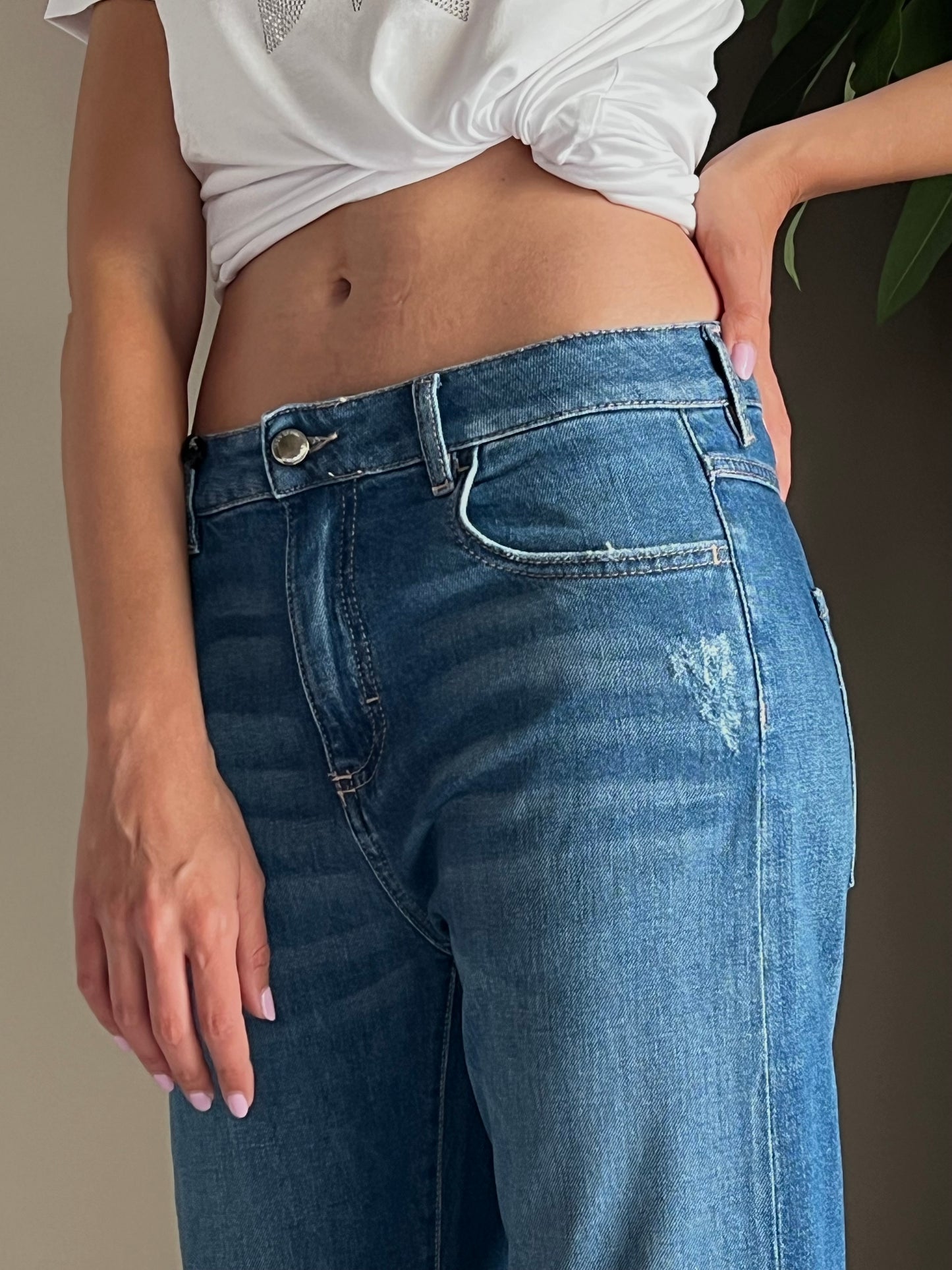Pantalone Icon Denim modello Mimì