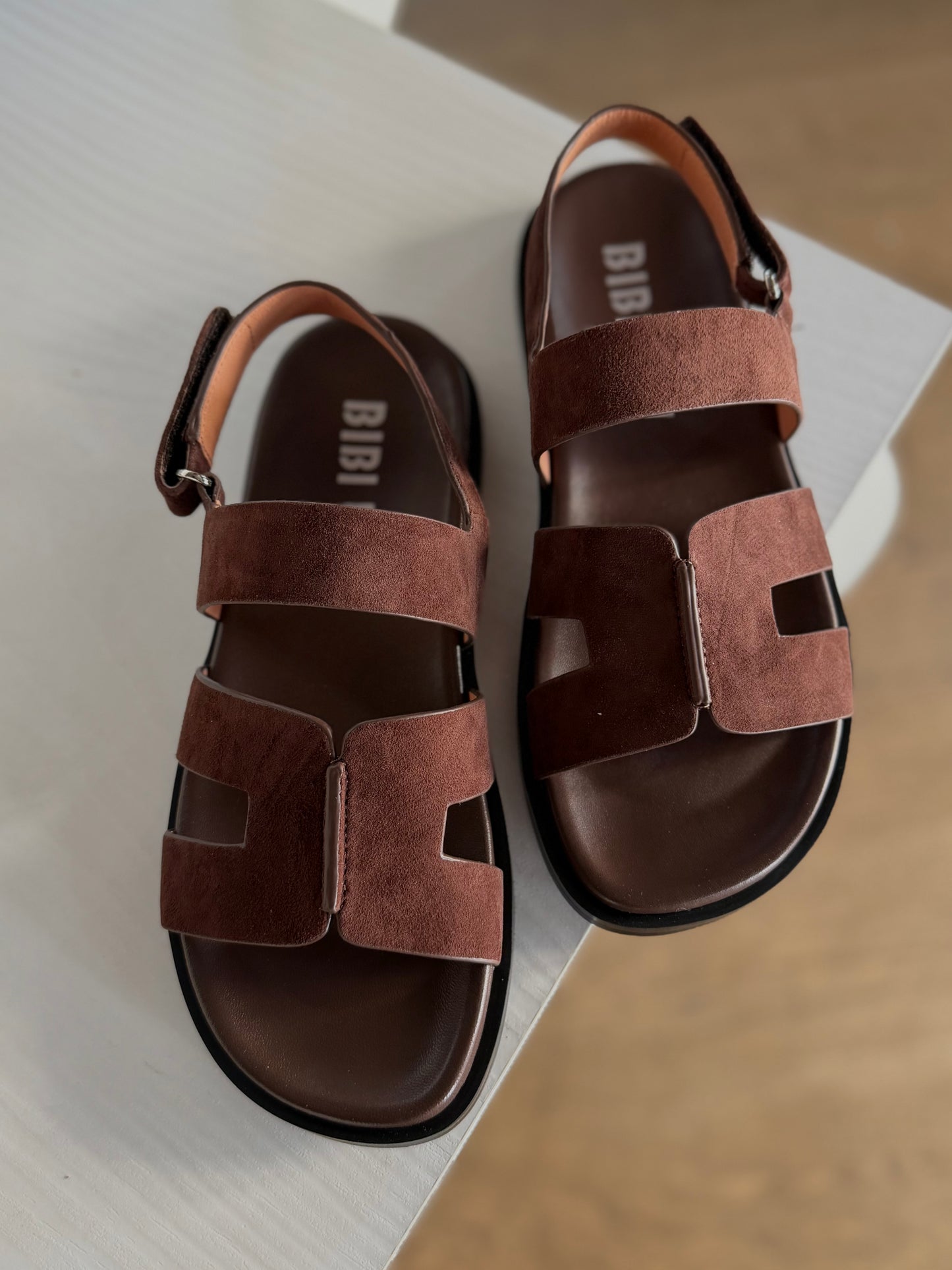 Sandalo Bibi Lou in Suede – Chocolate Brown