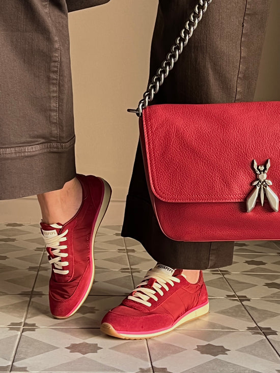 Borsa a spalla media con catena