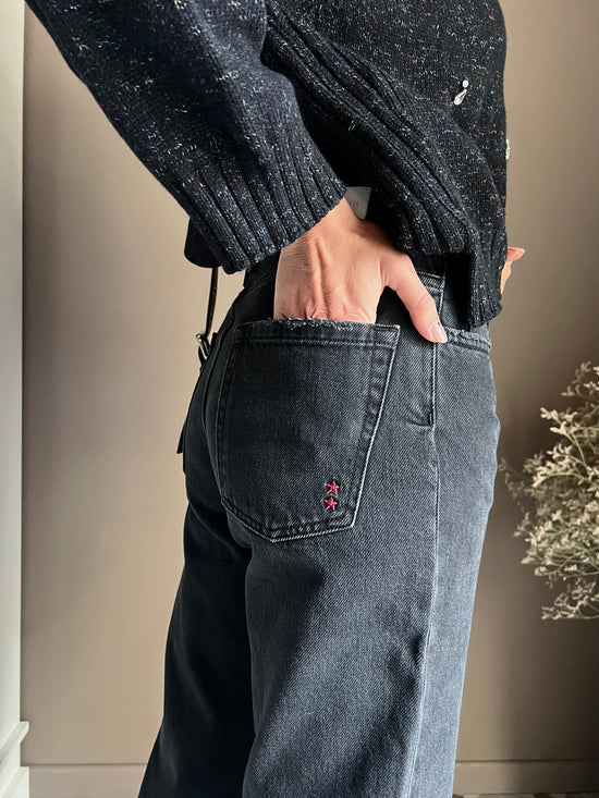 Pantalone Icon Denim Mod. Jill nero