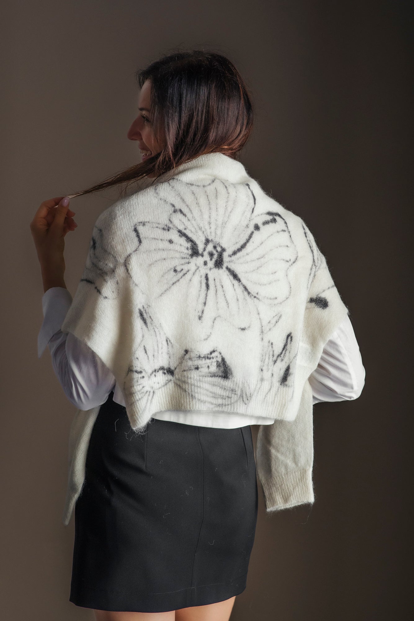 Maglione con Motivo Floreale Alessia Santi