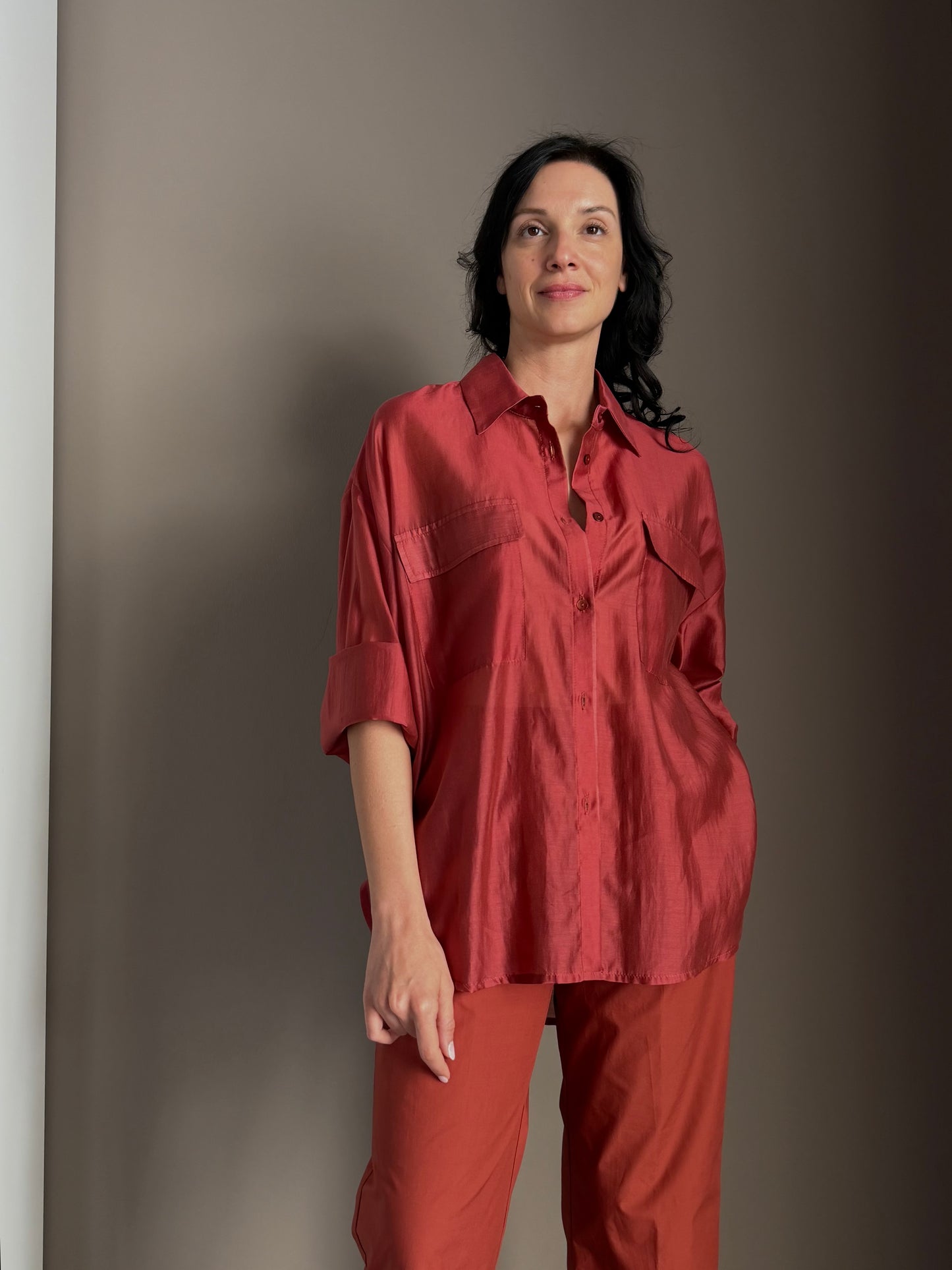 Camicia lyoncell Rope