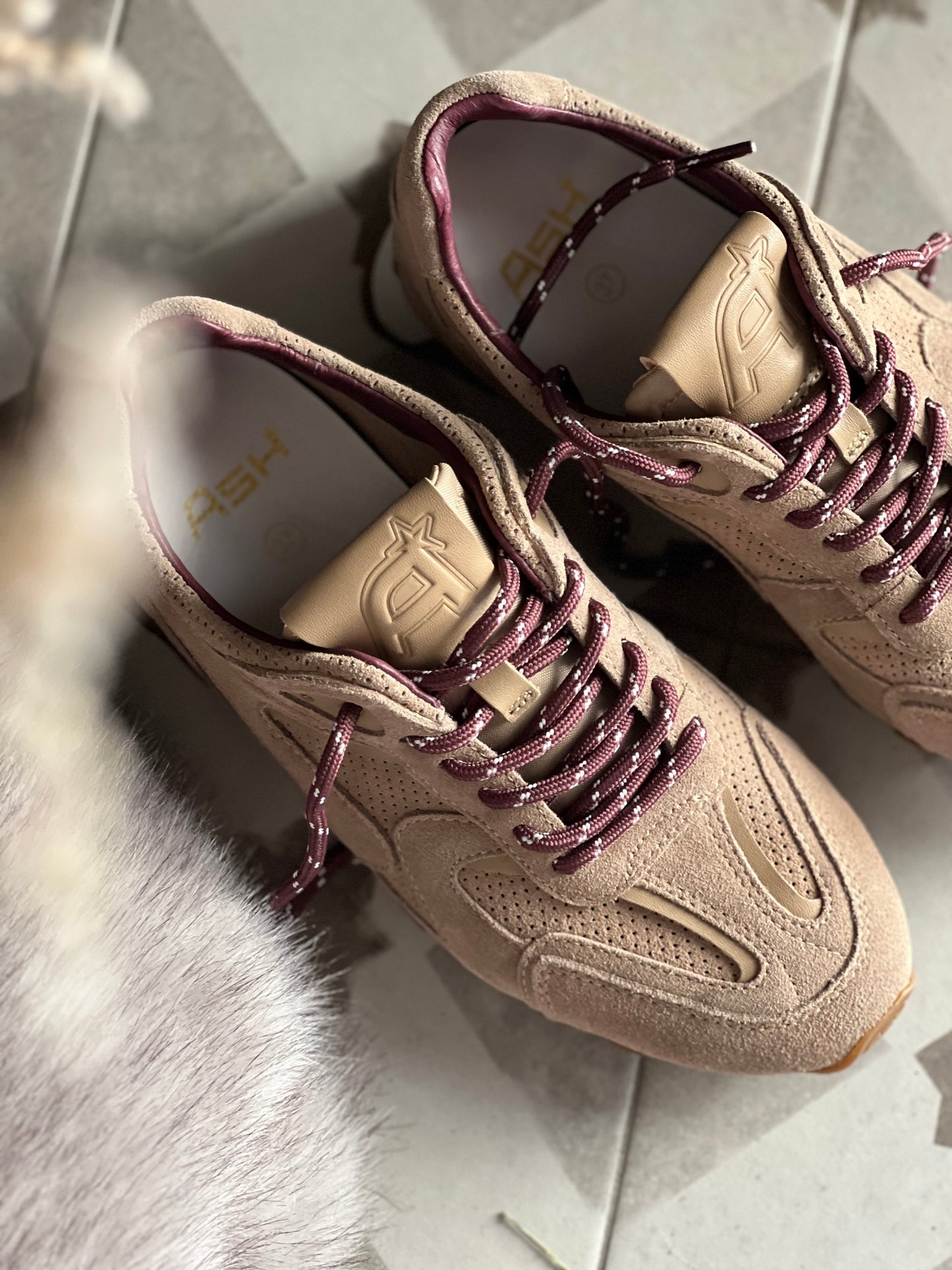 Sneakers Ash mod. Kasar in camoscio