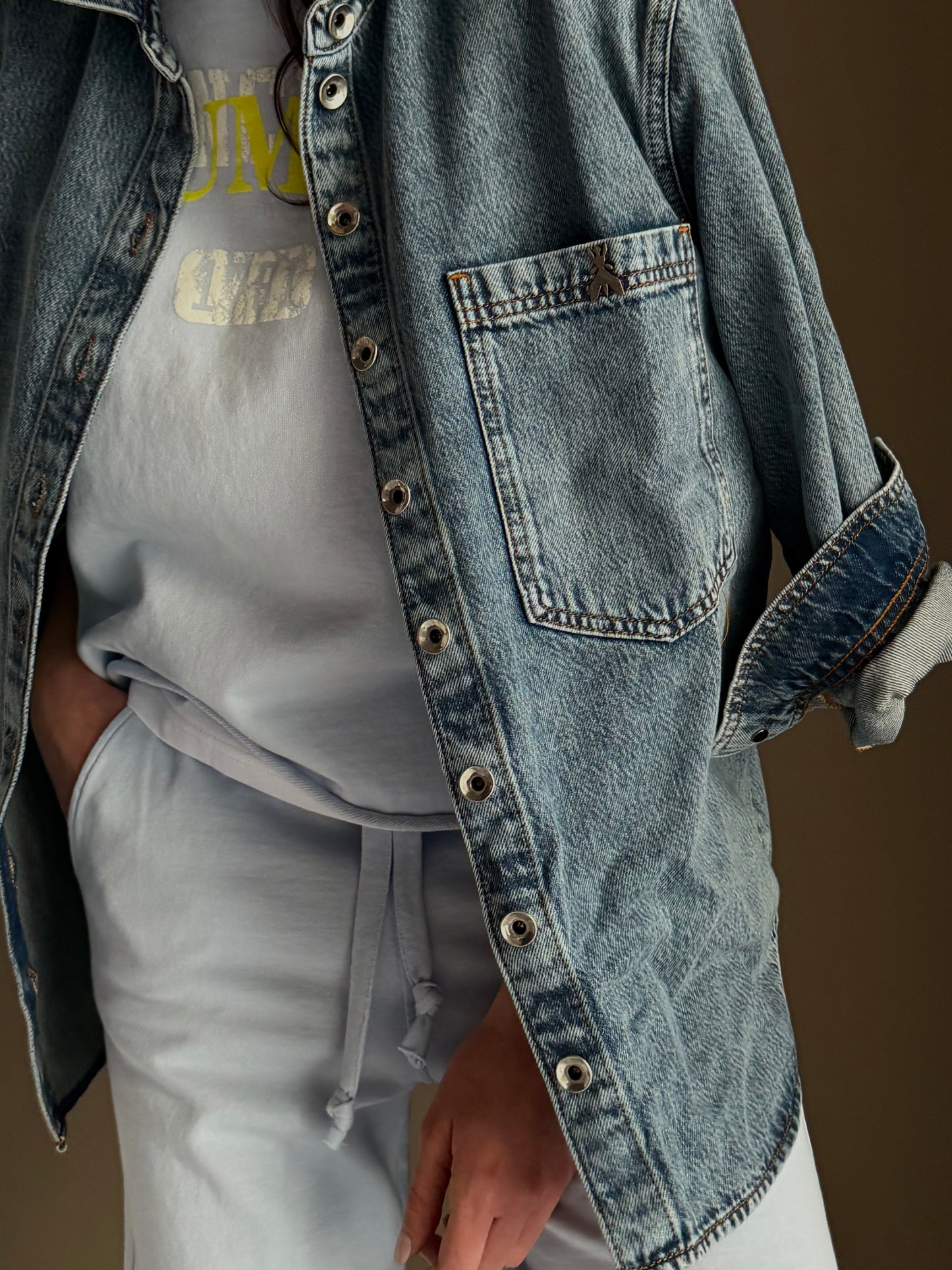 Camicia denim over Patrizia Pepe
