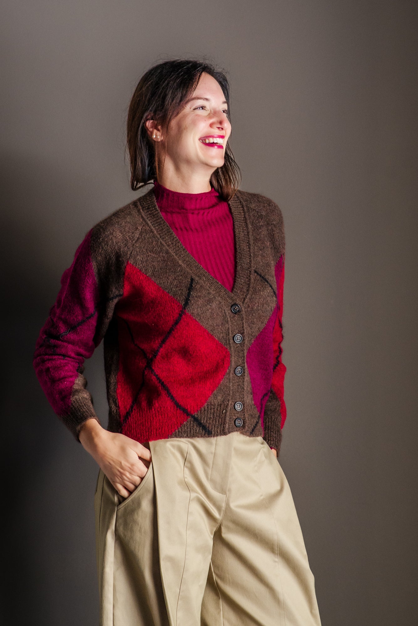 Cardigan a Rombi Nenette