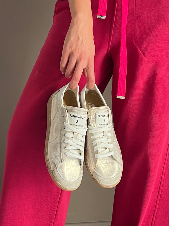 Sneakers in nappa sfumata Gold