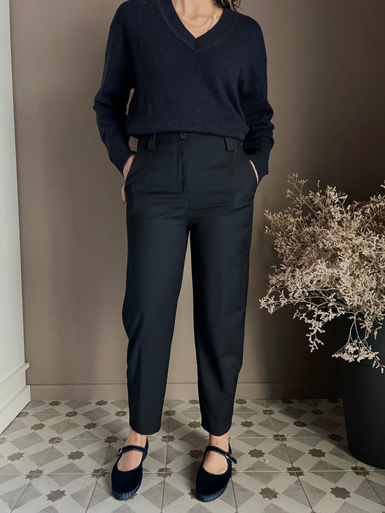 Pantalone blu Alessia santi