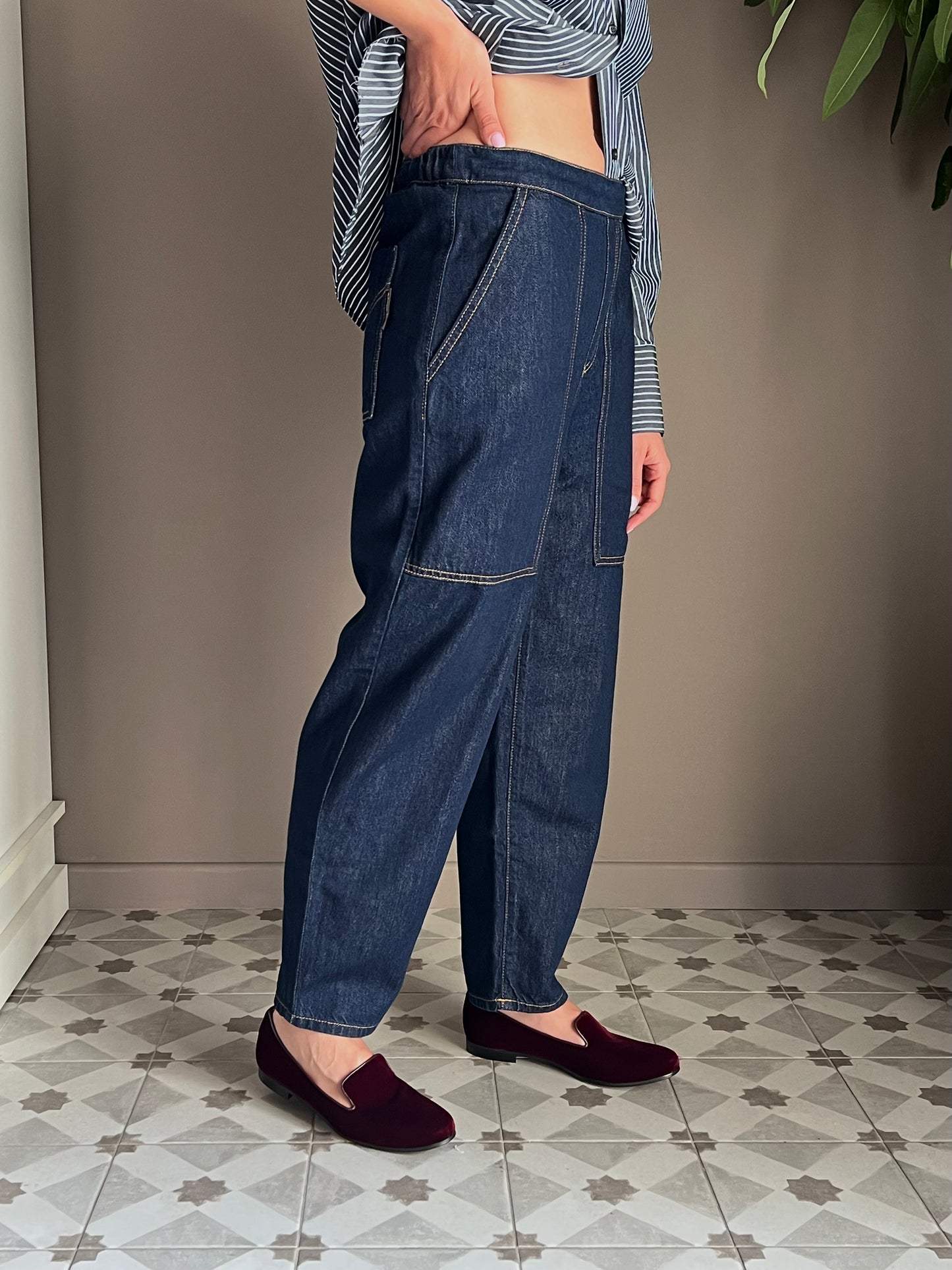 Pantalone denim Alessia Santi