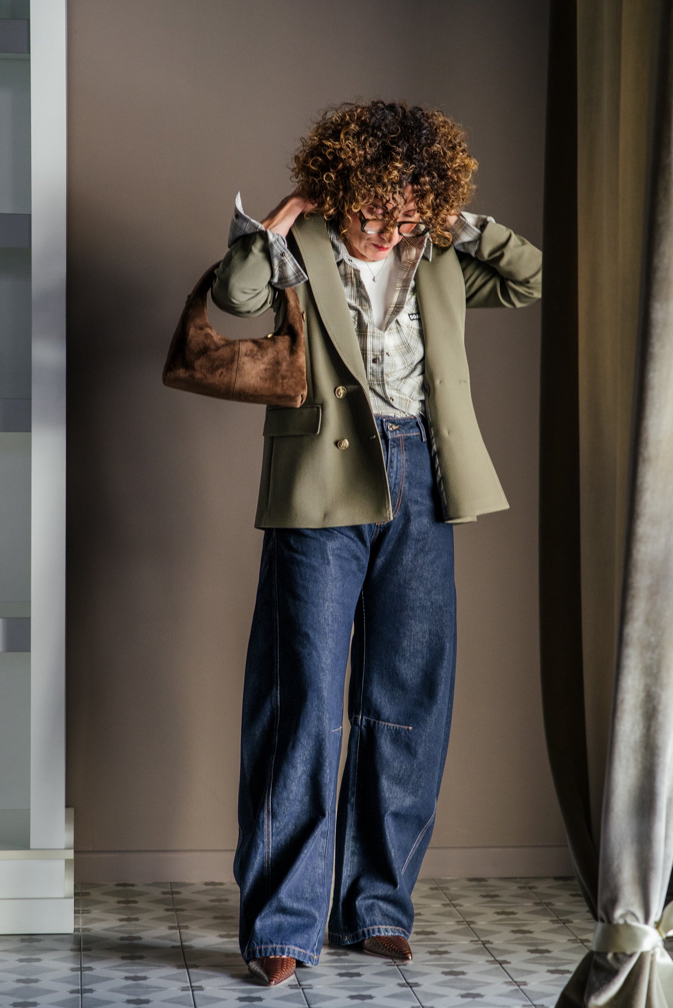 Pantalone jeans barrel fit - So Allure